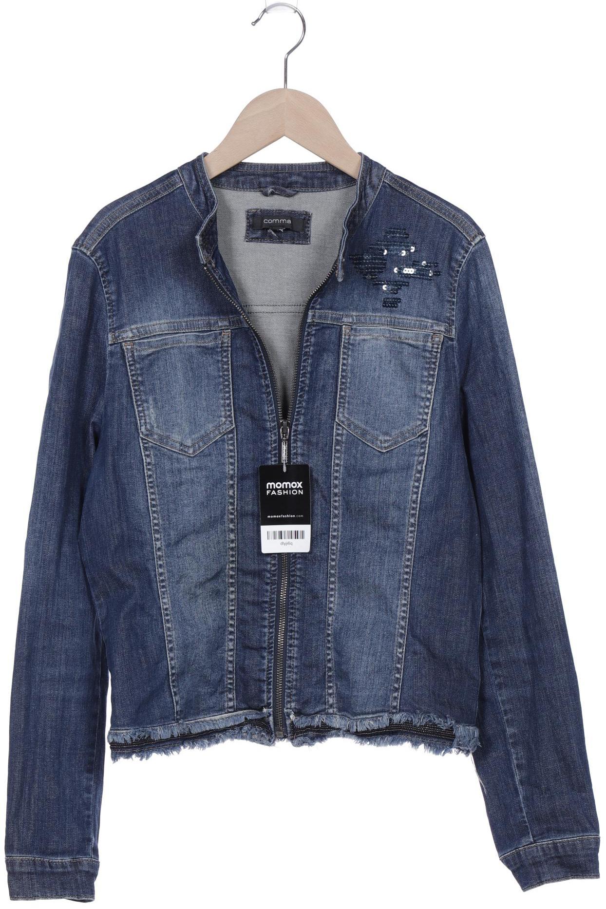 

Comma Damen Jacke, blau, Gr. 42