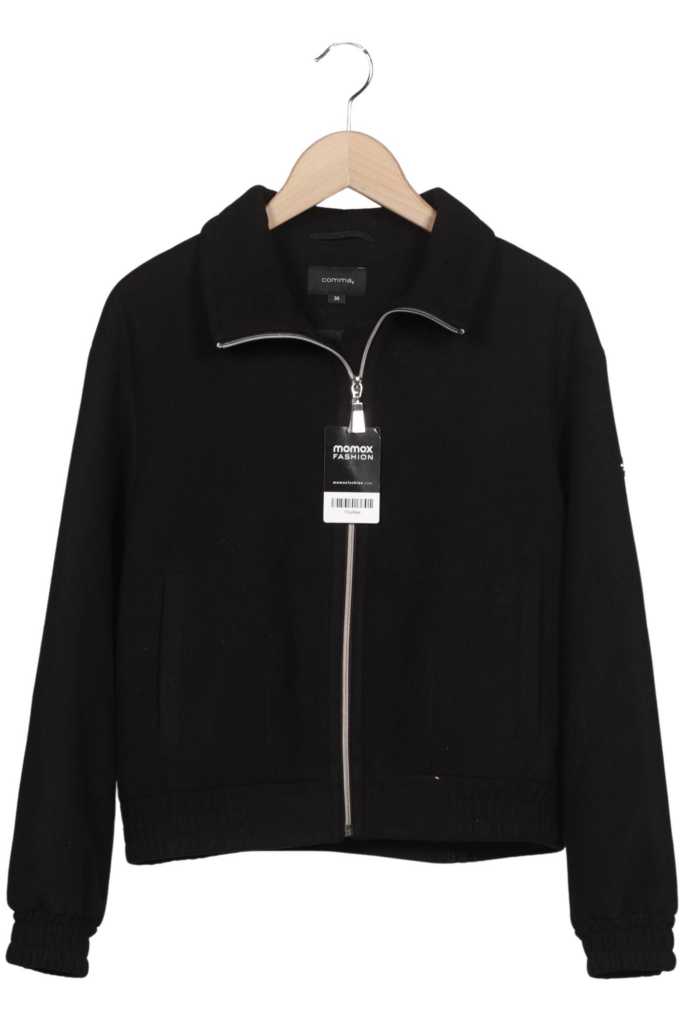

Comma Damen Jacke, schwarz, Gr. 34