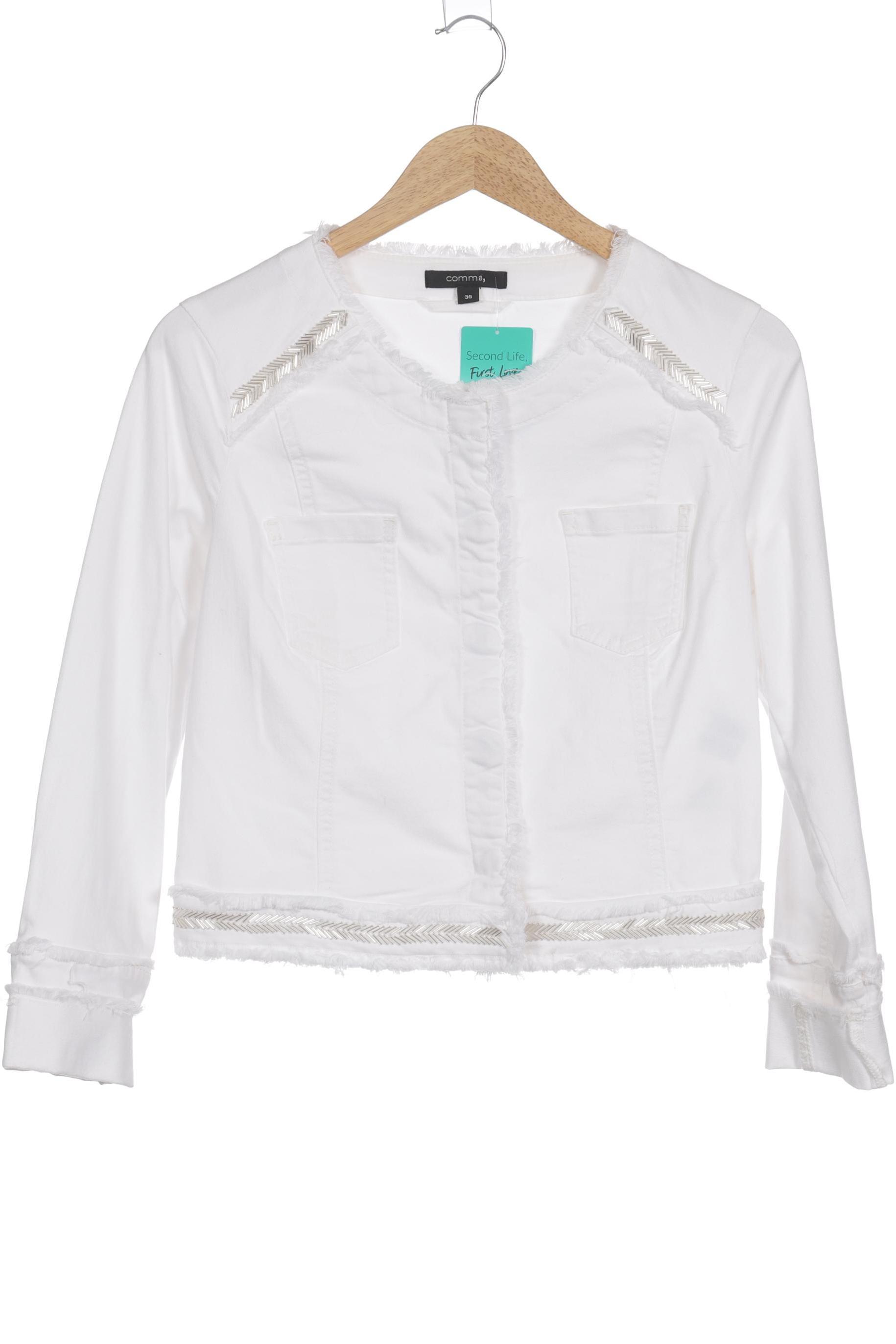 

Comma Damen Jacke, weiß, Gr. 36