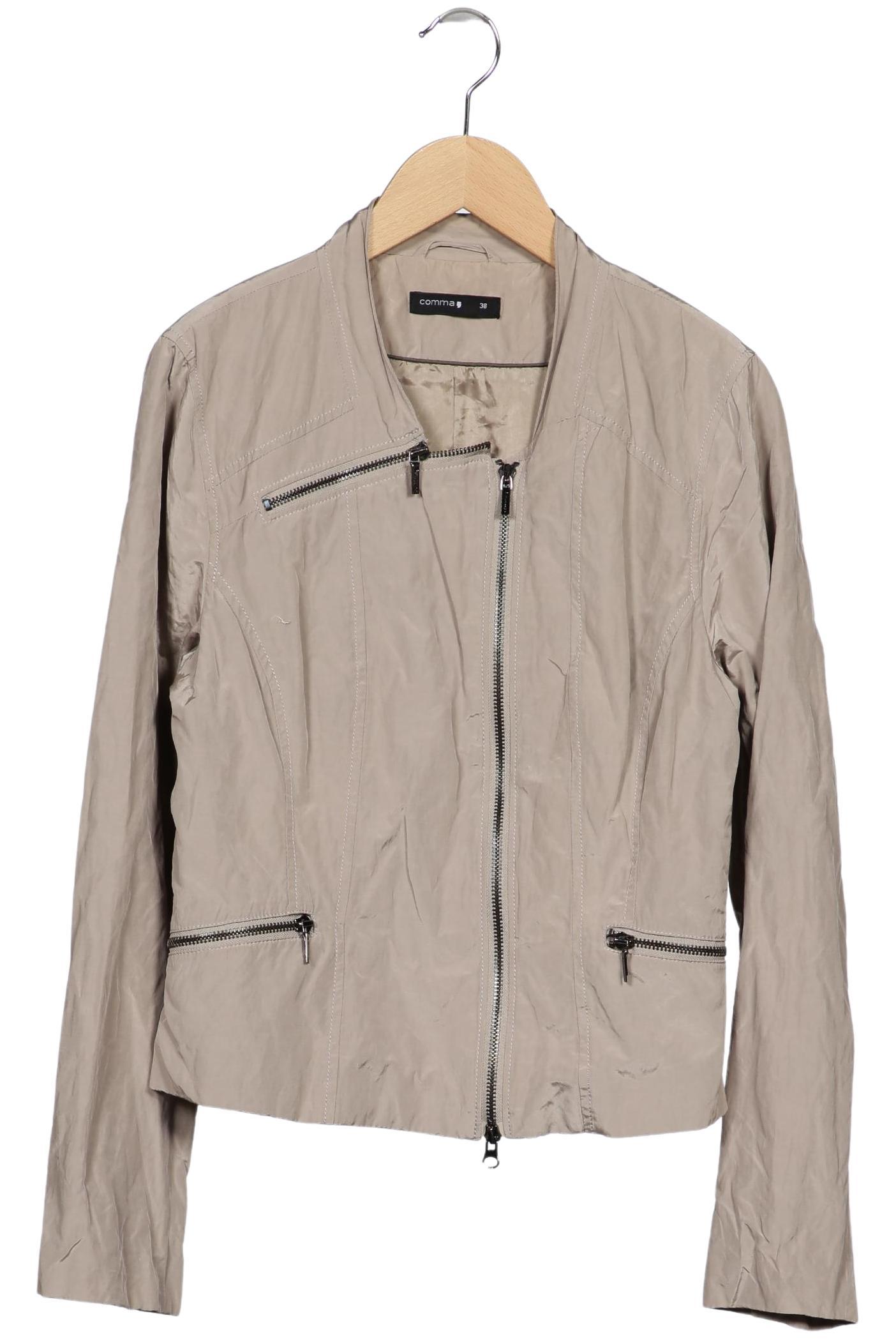 

Comma Damen Jacke, beige, Gr. 38