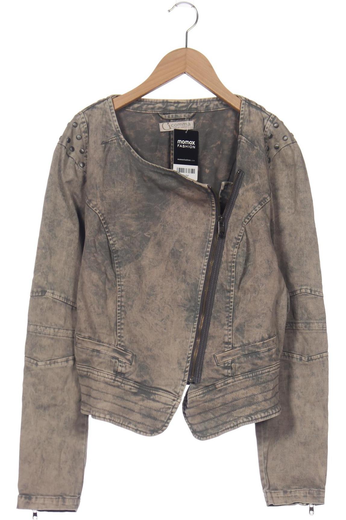 

Comma Damen Jacke, beige, Gr. 38