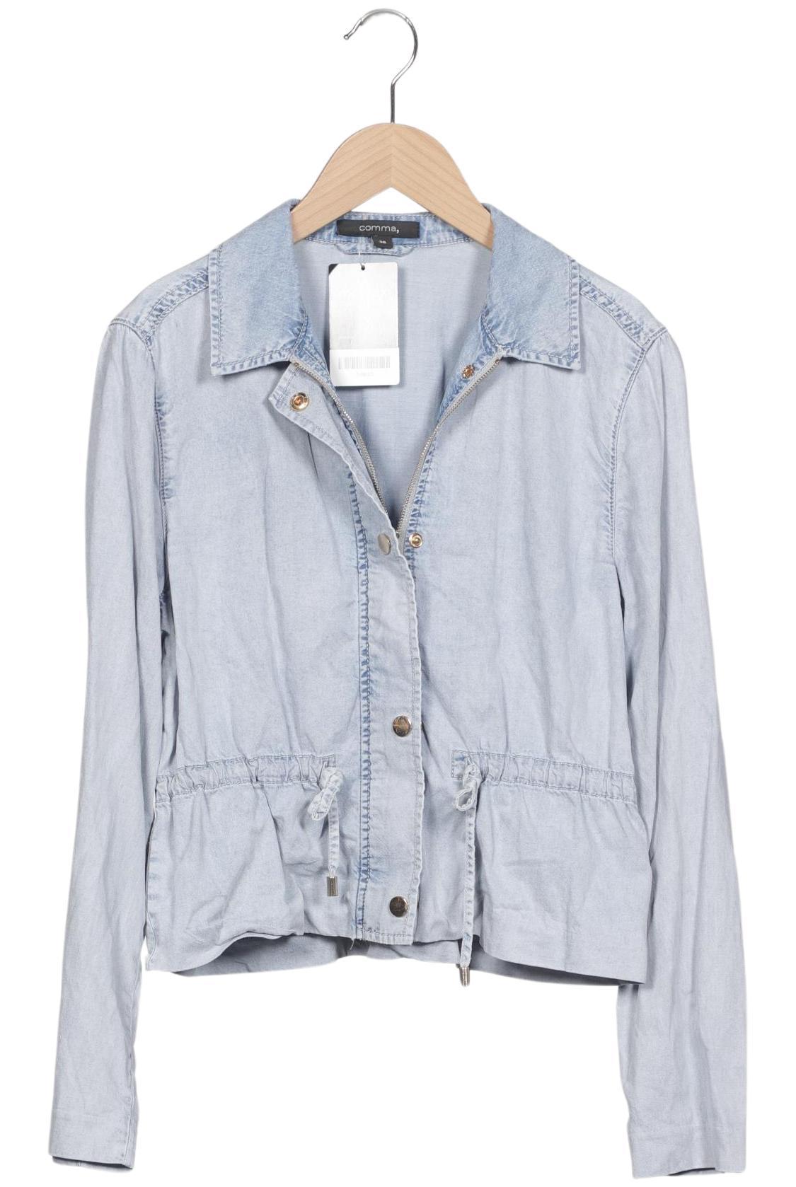 

Comma Damen Jacke, hellblau, Gr. 36