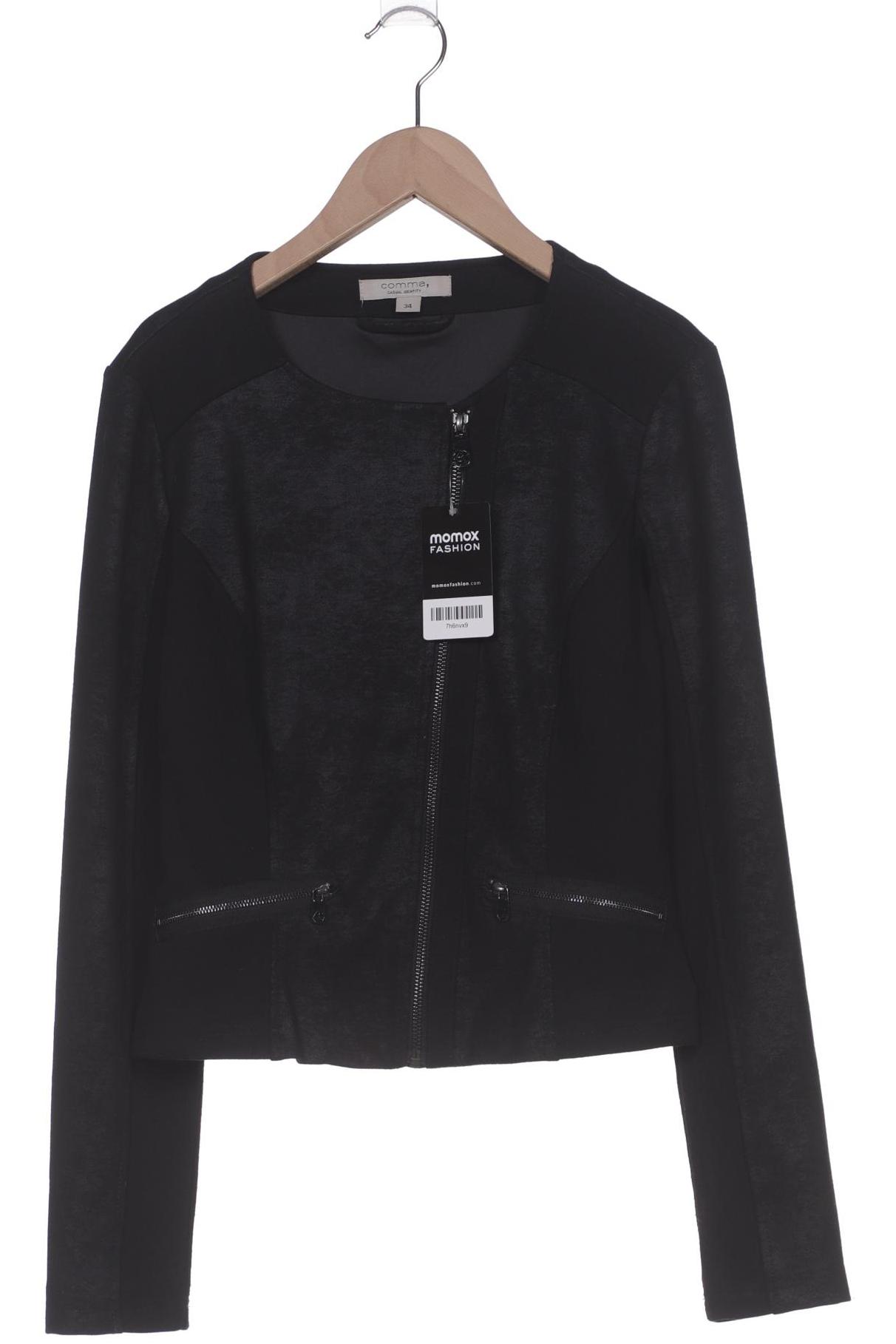 

Comma Damen Jacke, schwarz, Gr. 34