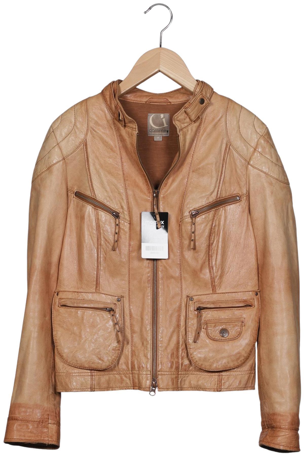 

Comma Damen Jacke, beige, Gr. 34
