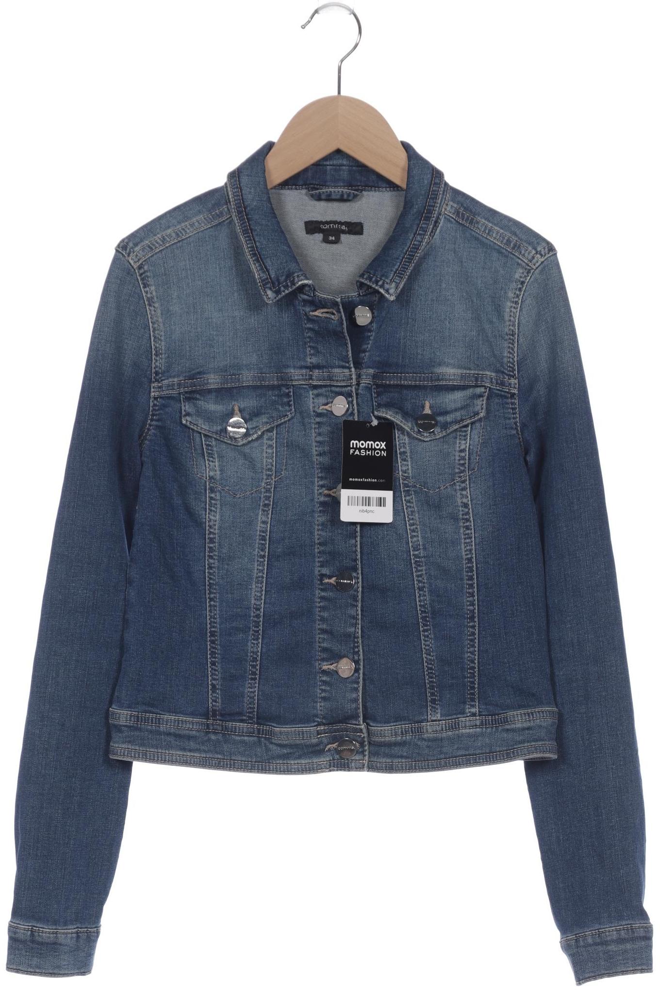 

Comma Damen Jacke, blau, Gr. 34