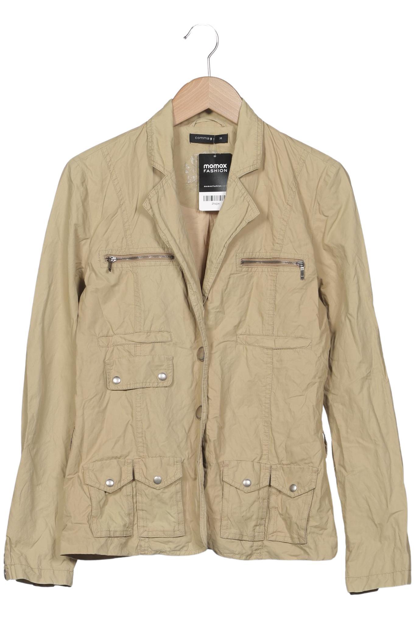 

Comma Damen Jacke, beige, Gr. 38