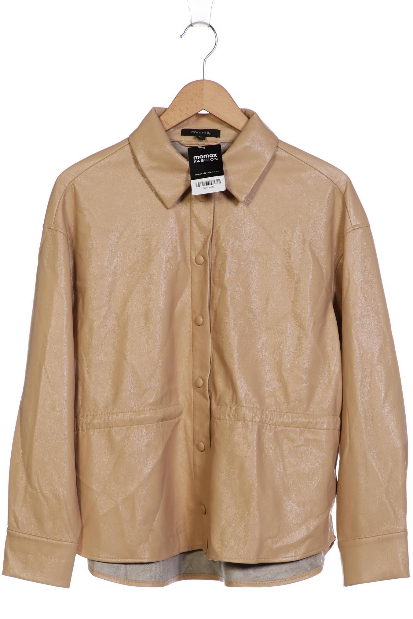 

Comma Damen Jacke, beige, Gr. 38