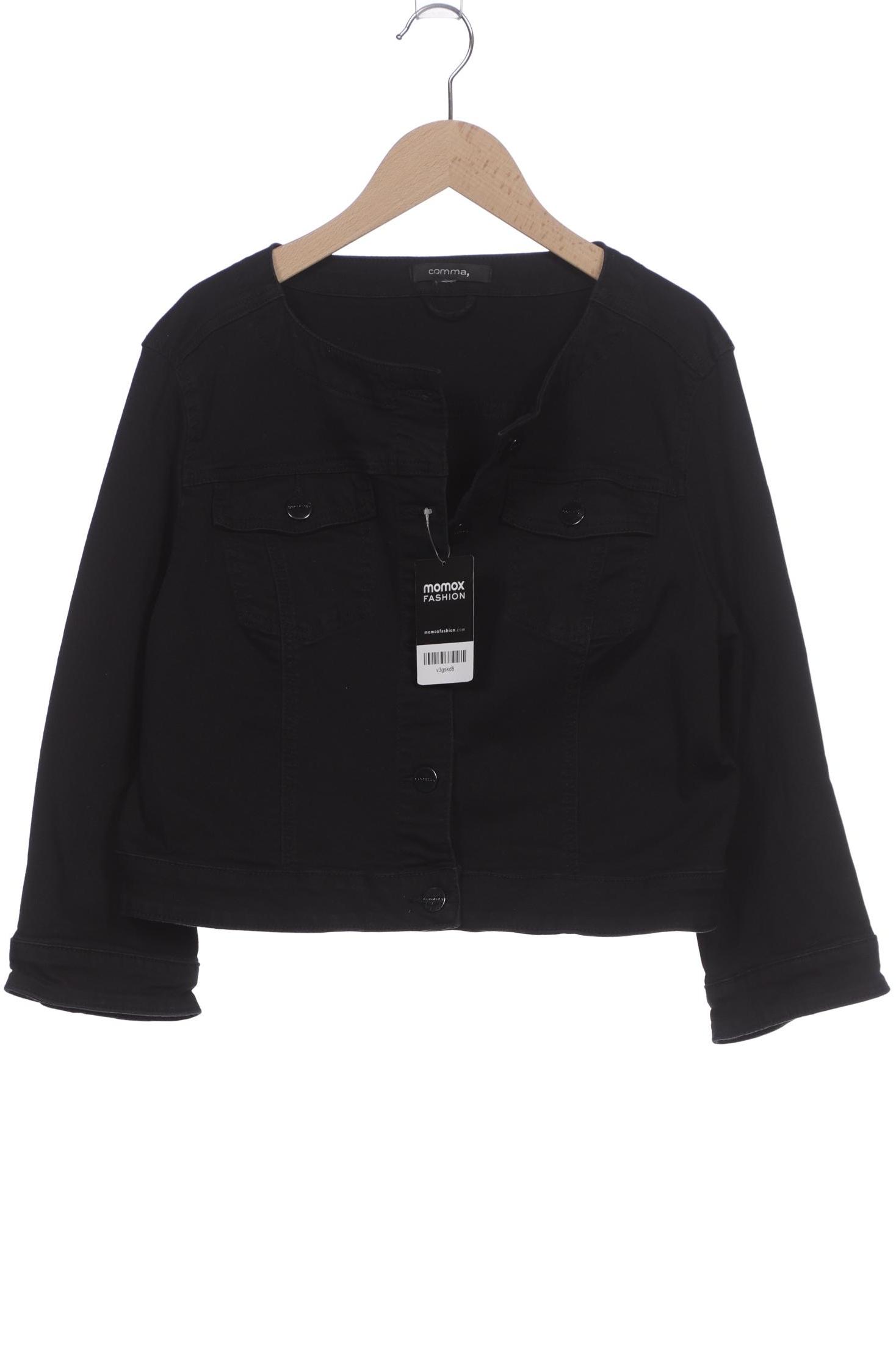 

Comma Damen Jacke, schwarz, Gr. 42