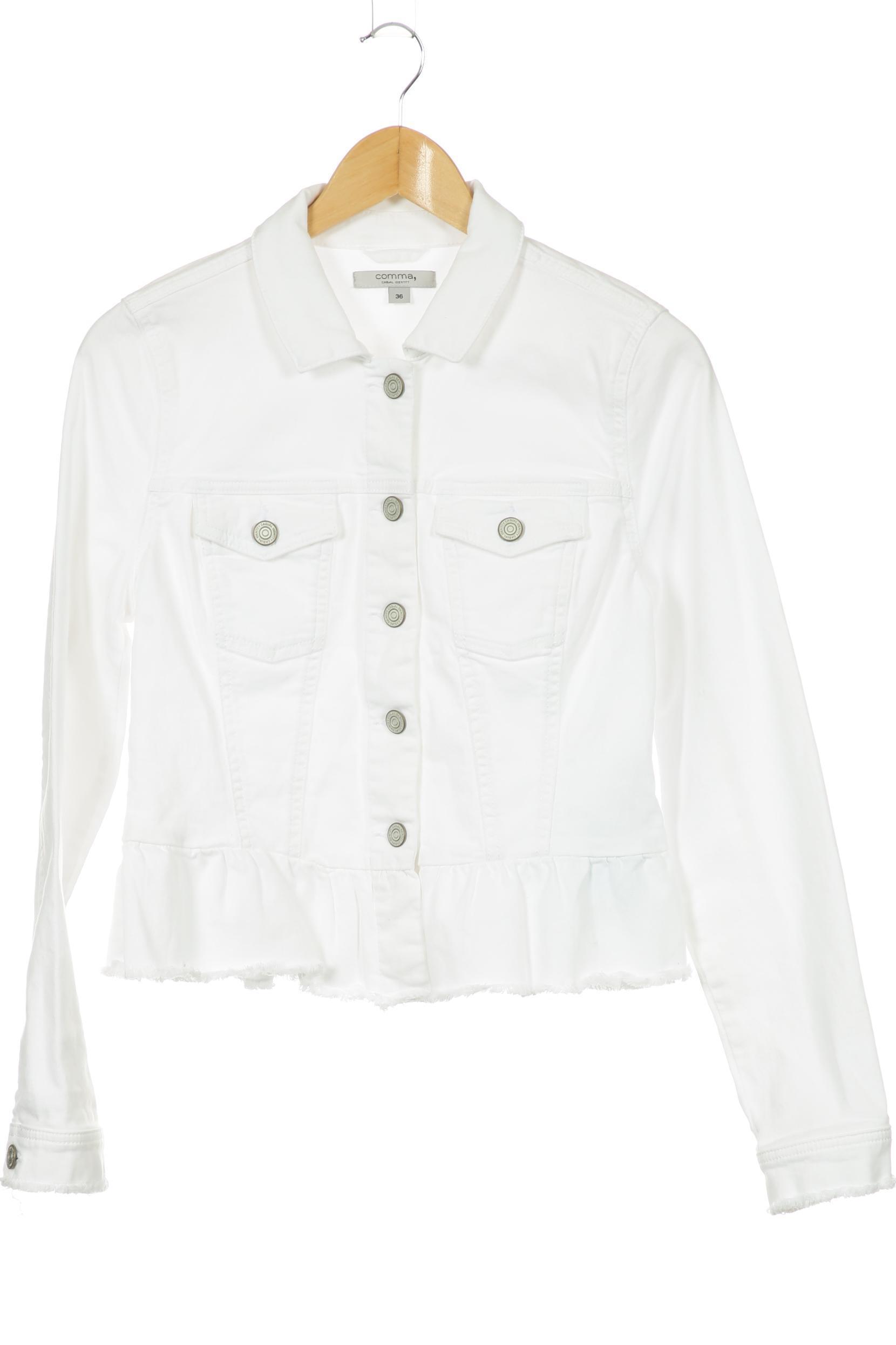 

Comma Damen Jacke, weiß, Gr. 36