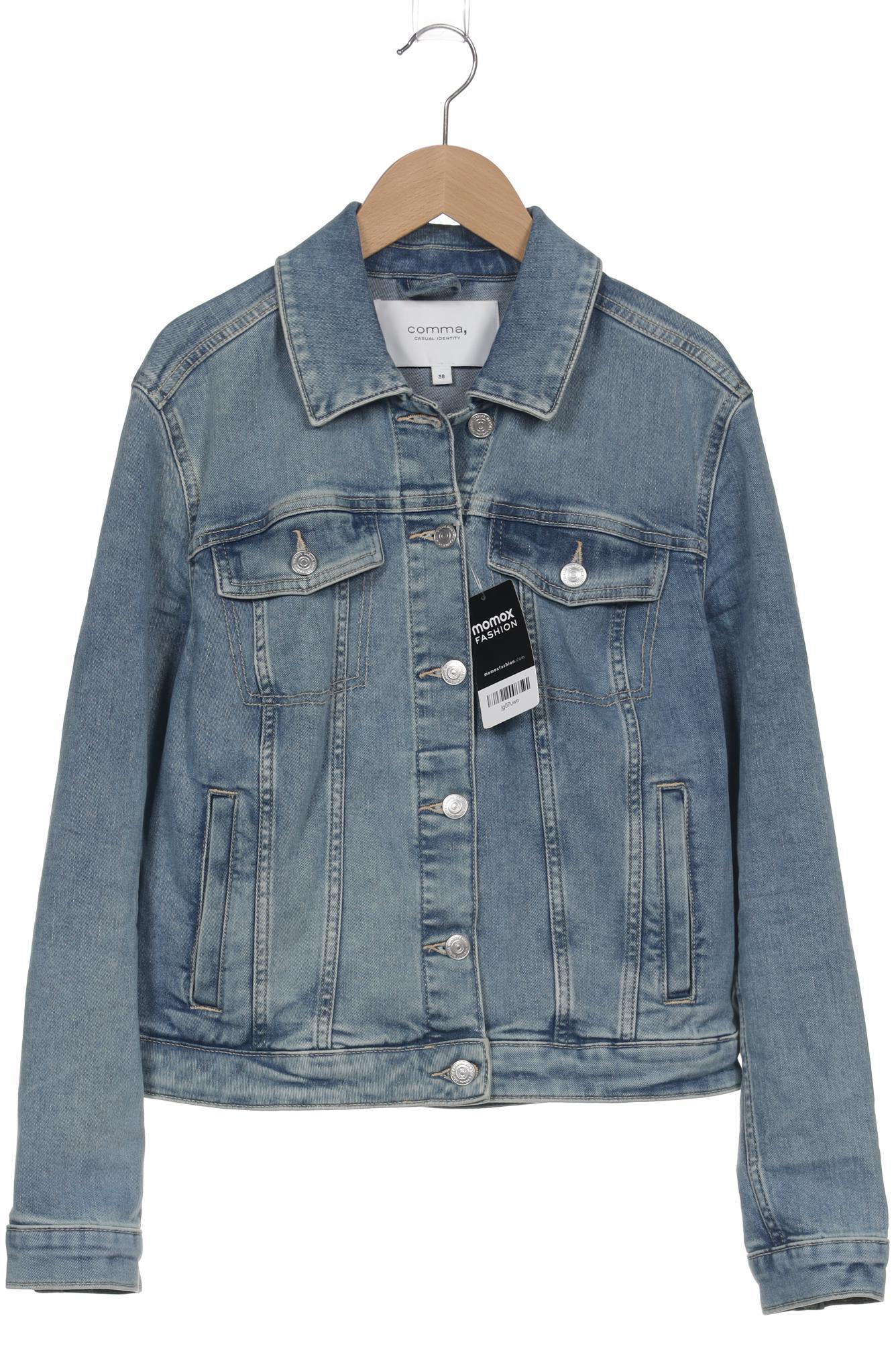 

Comma Damen Jacke, blau, Gr. 38