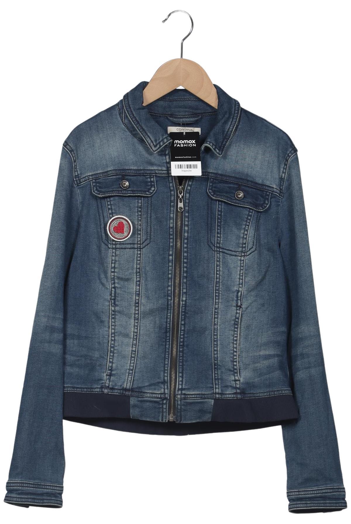 

Comma Damen Jacke, blau, Gr. 38