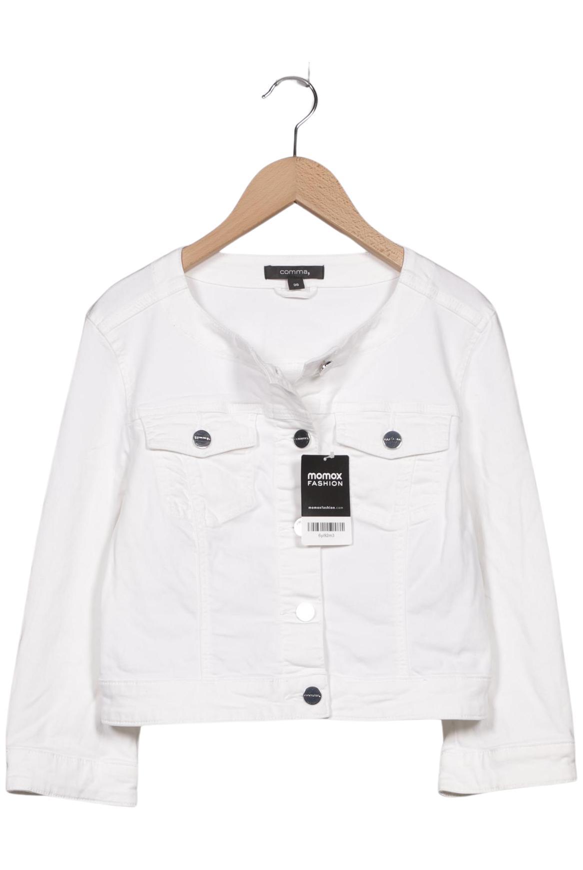 

Comma Damen Jacke, weiß, Gr. 36