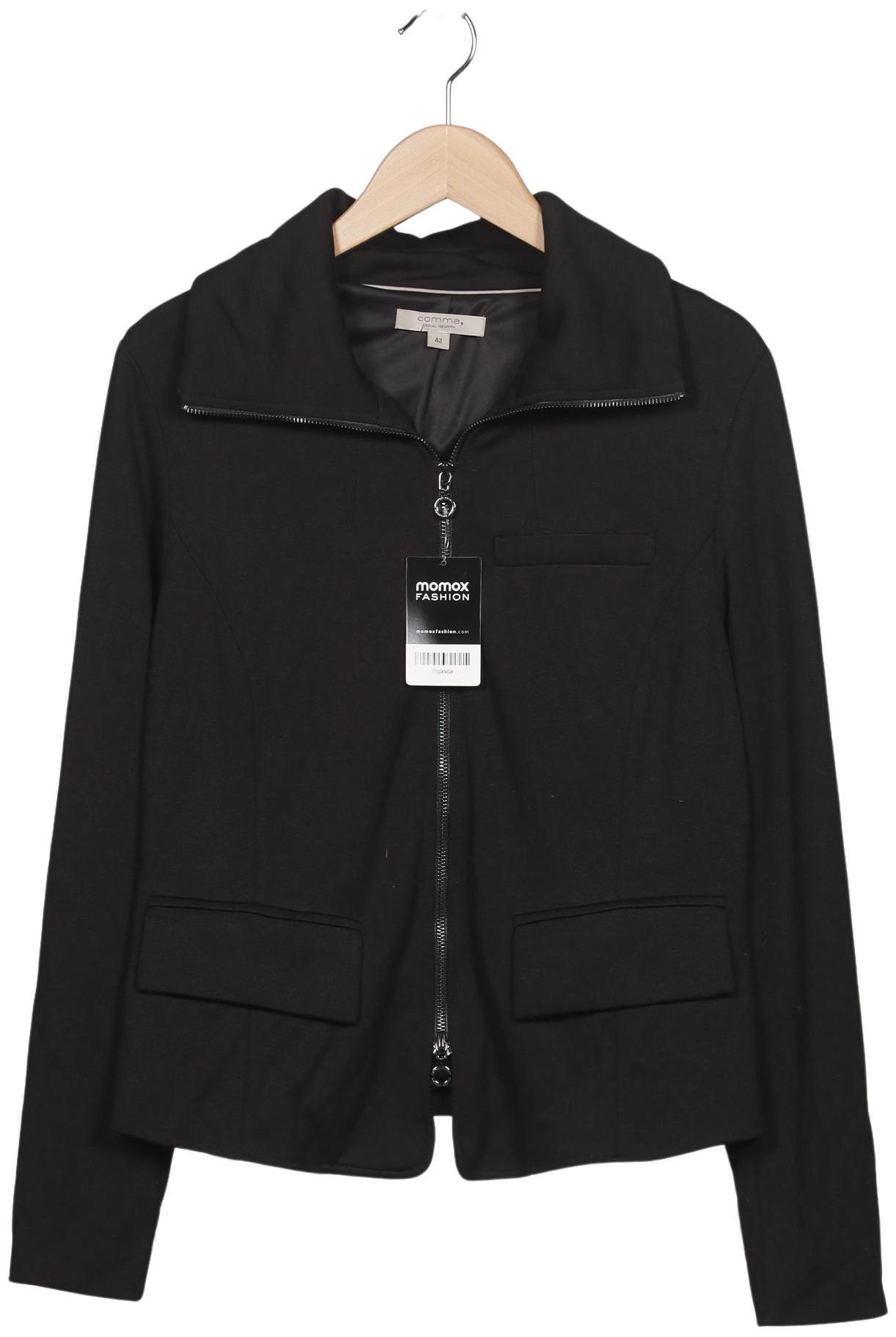 

Comma Damen Jacke, schwarz, Gr. 42