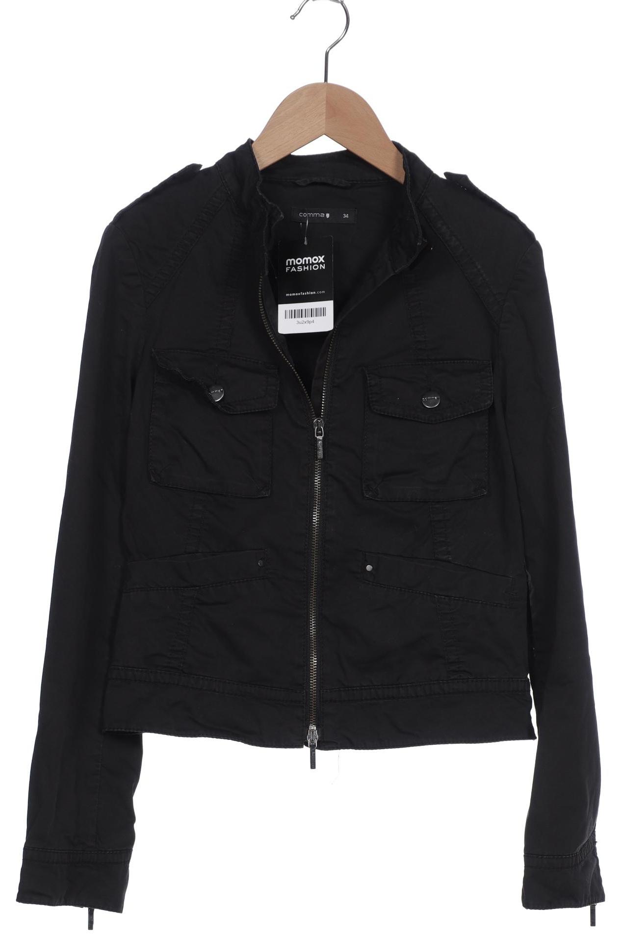 

Comma Damen Jacke, schwarz, Gr. 34