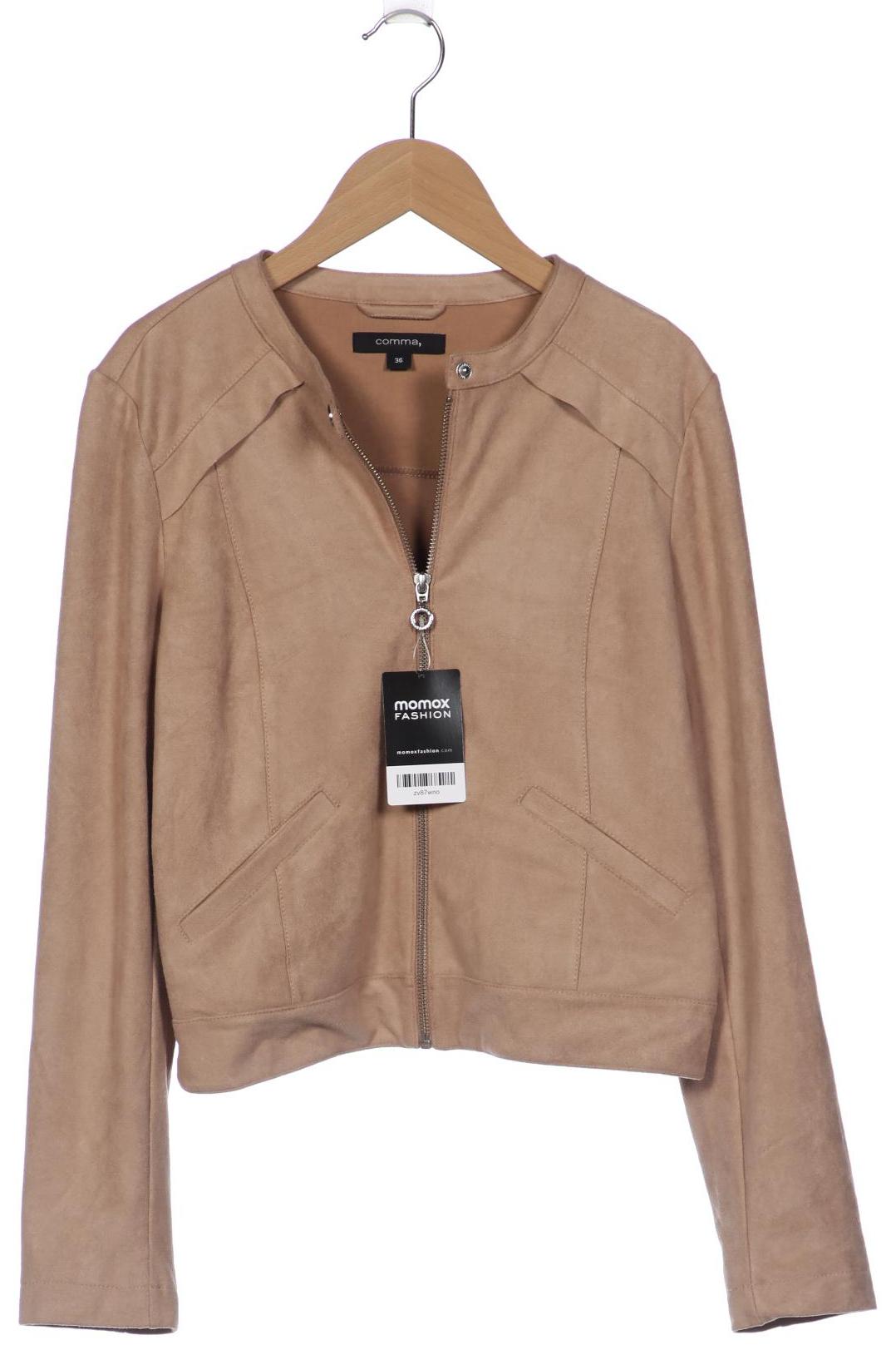 

Comma Damen Jacke, beige, Gr. 36