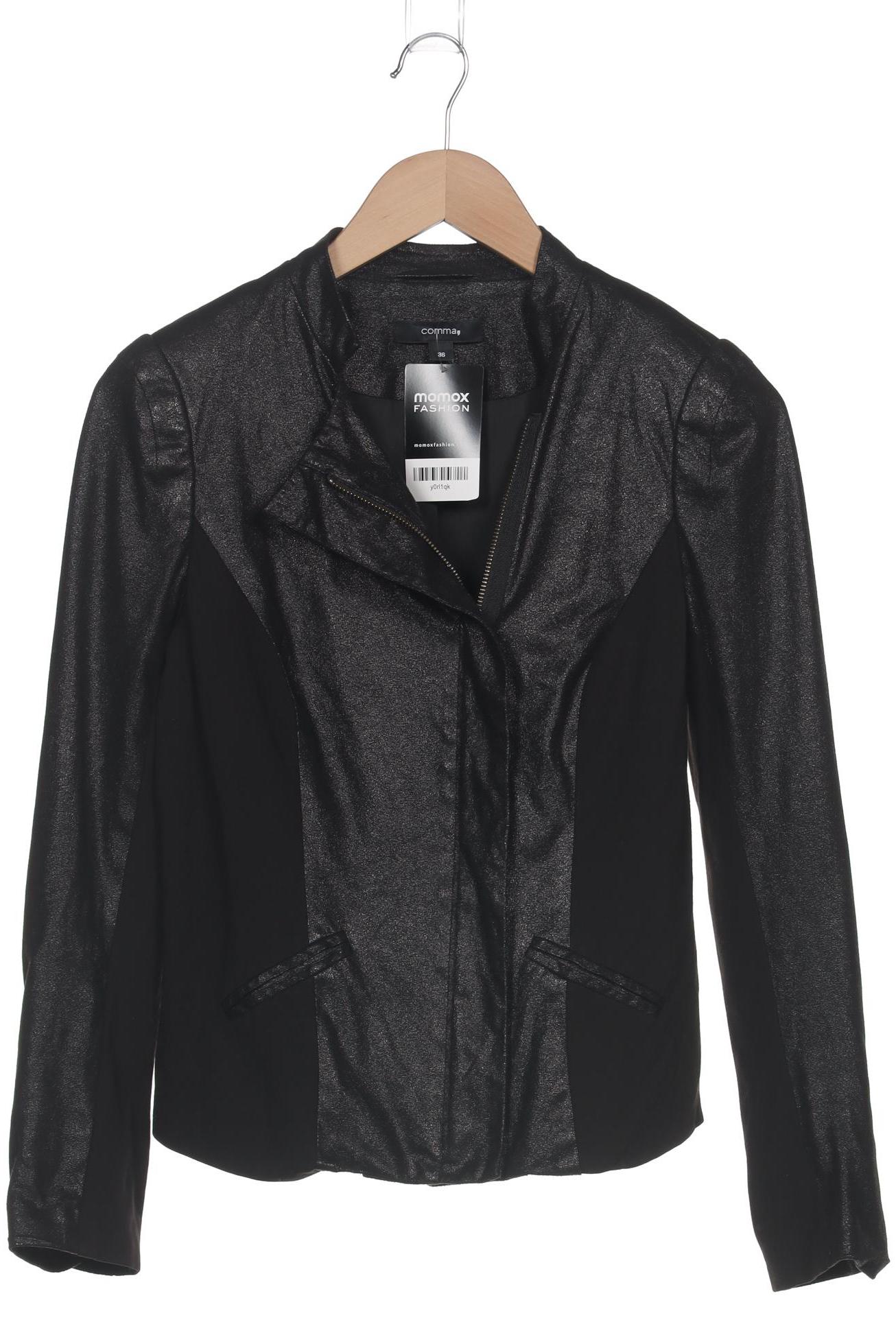 

Comma Damen Jacke, schwarz, Gr. 36