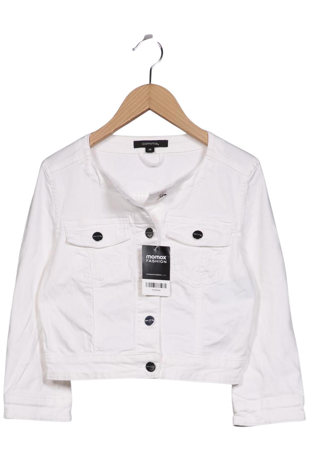 

Comma Damen Jacke, weiß, Gr. 32