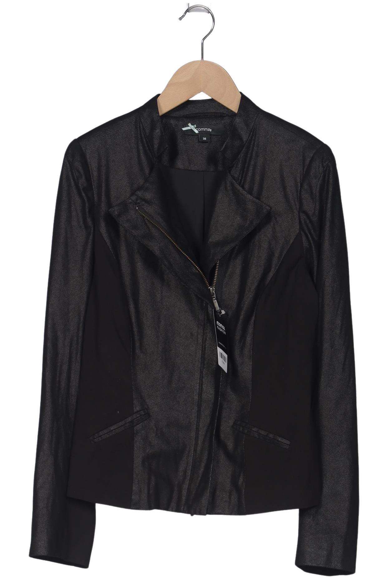 

Comma Damen Jacke, schwarz, Gr. 38