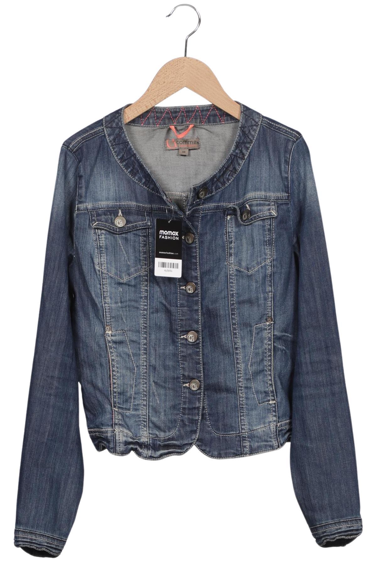 

Comma Damen Jacke, blau, Gr. 34