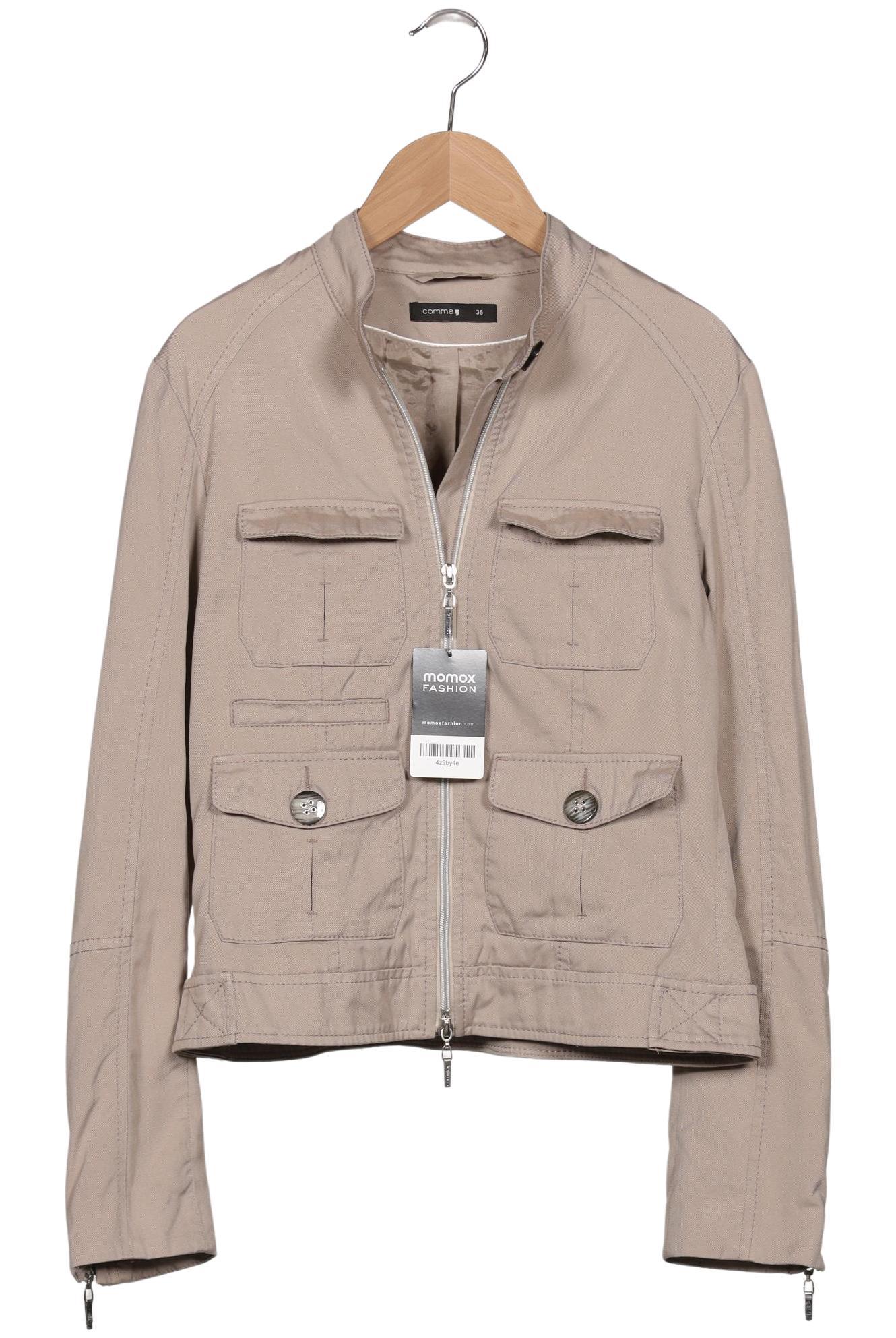 

Comma Damen Jacke, beige, Gr. 36