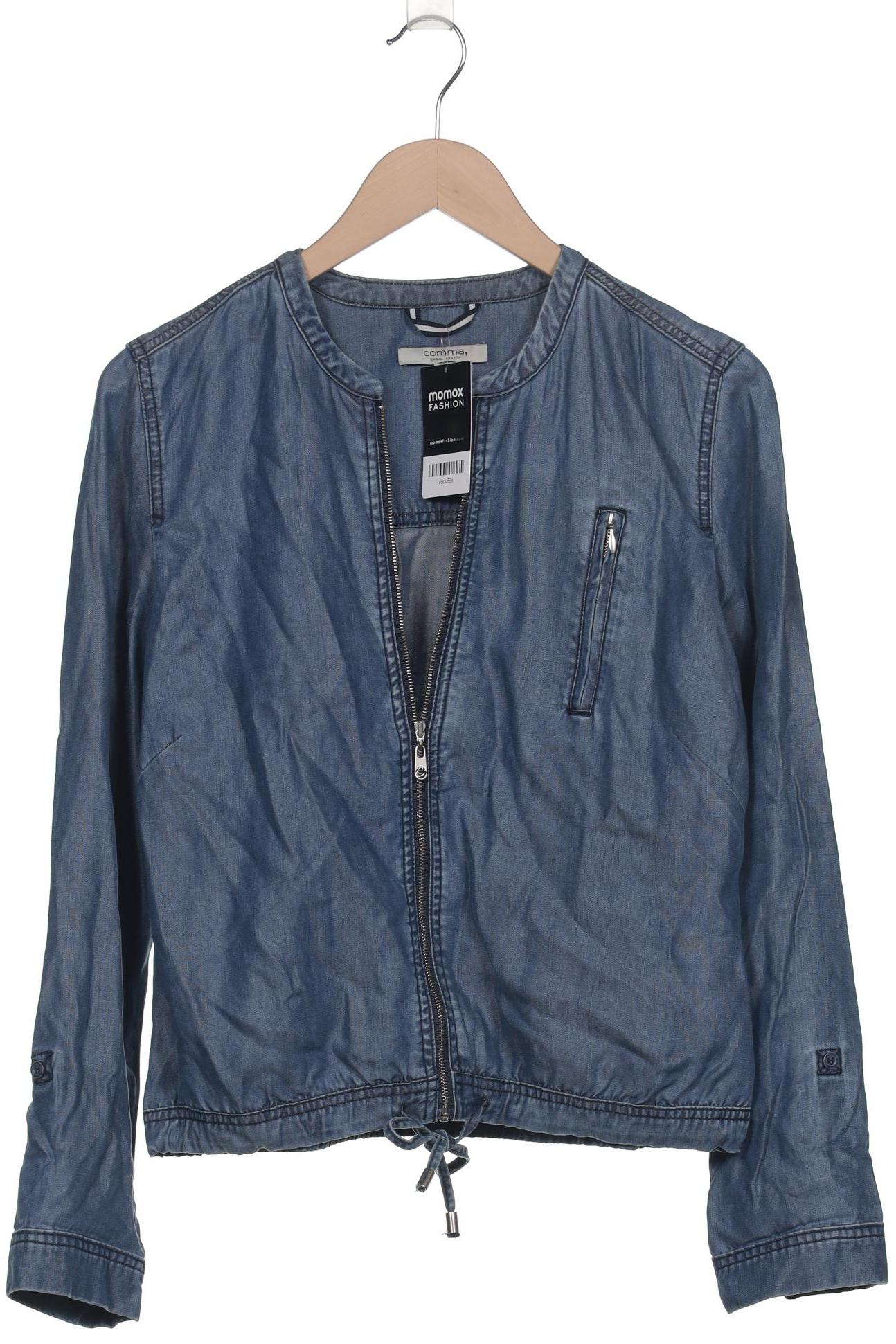 

Comma Damen Jacke, blau, Gr. 38