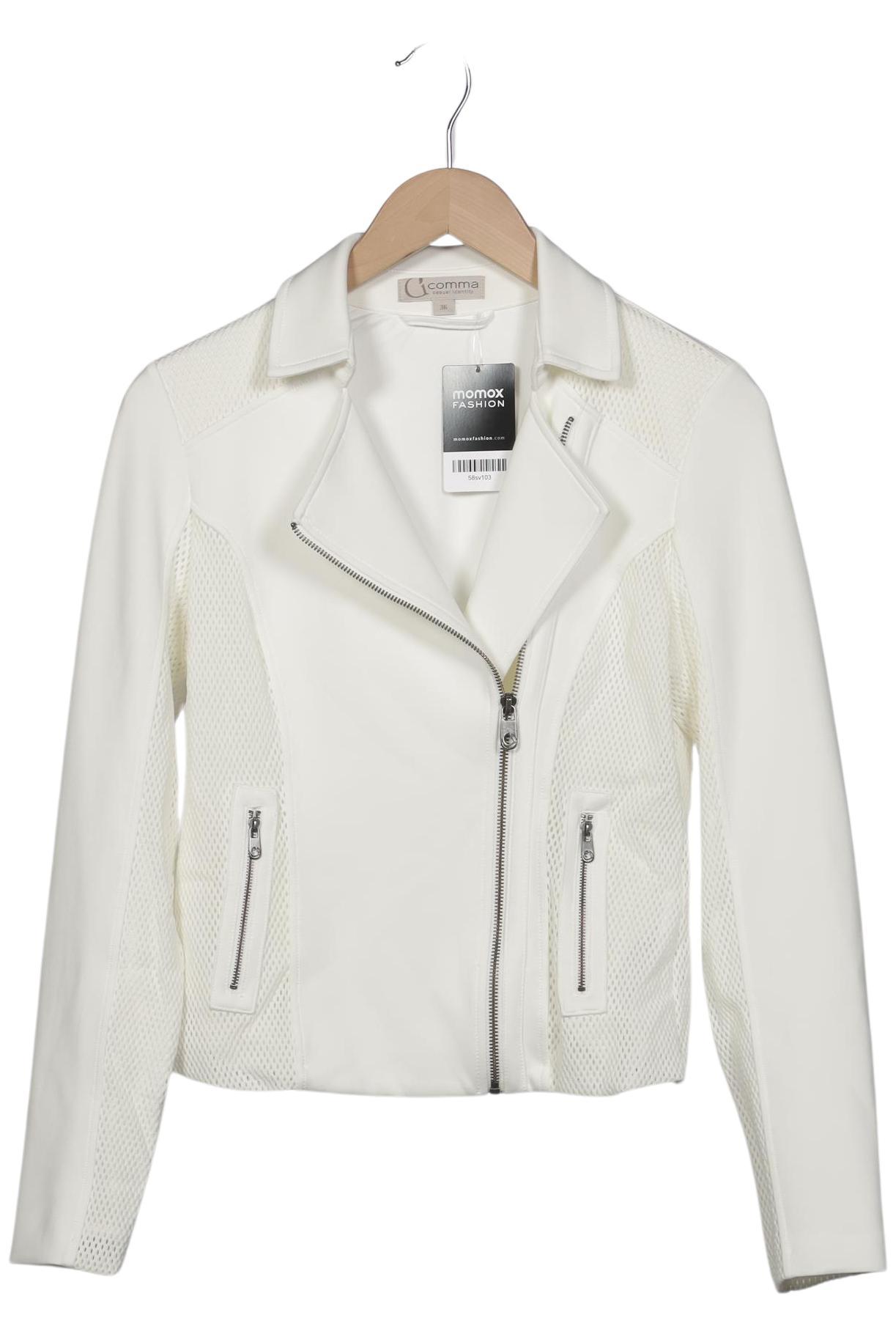 

Comma Damen Jacke, weiß, Gr. 36