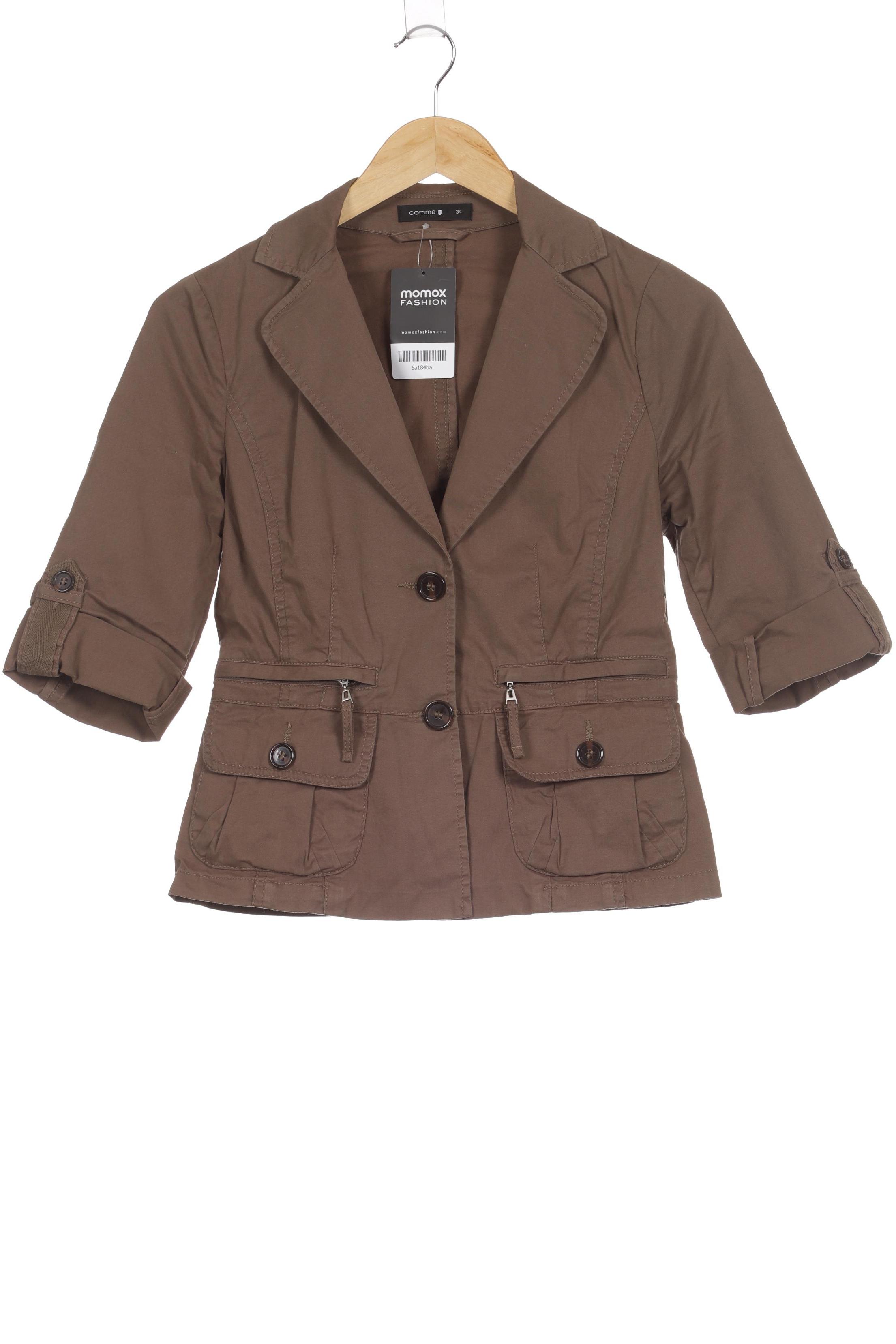 

Comma Damen Jacke, braun, Gr. 34