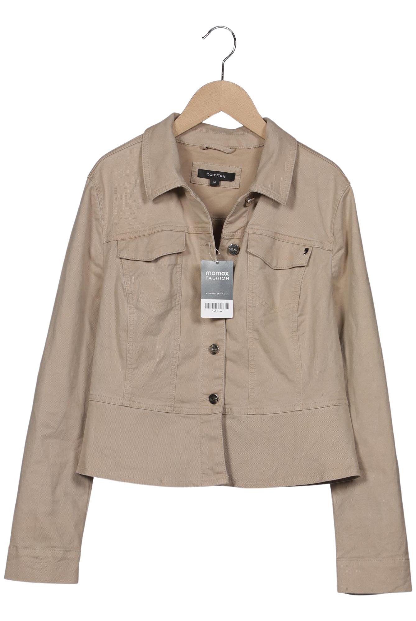 

Comma Damen Jacke, beige, Gr. 40