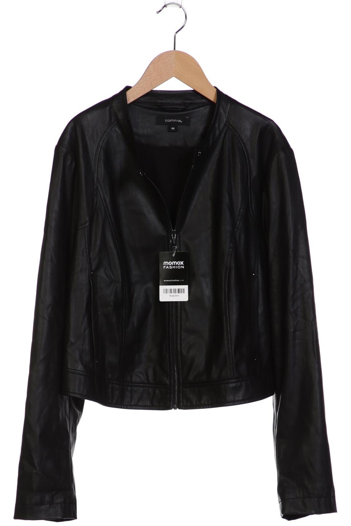 

Comma Damen Jacke, schwarz, Gr. 44