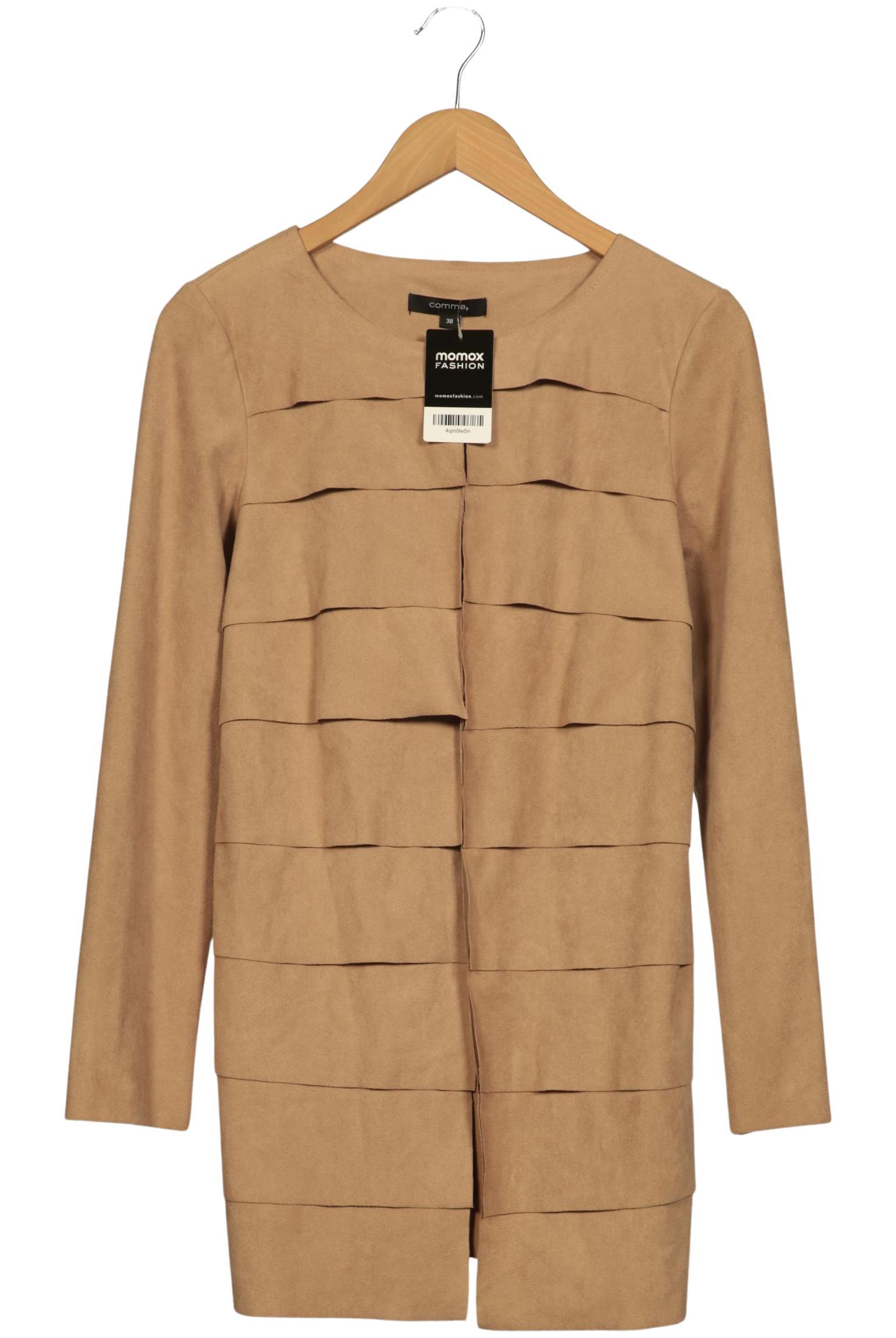 

Comma Damen Jacke, beige, Gr. 38