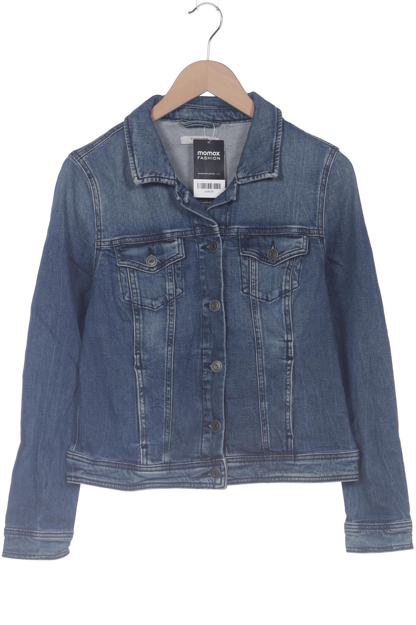 

Comma Damen Jacke, marineblau, Gr. 38