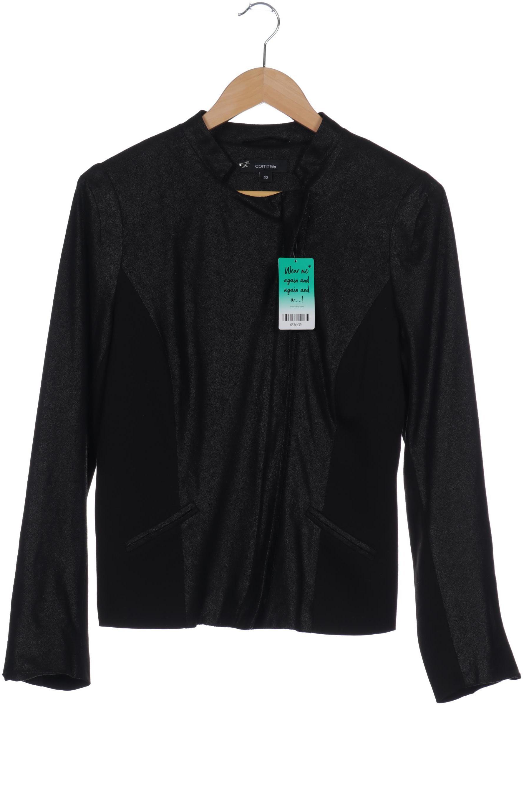 

Comma Damen Jacke, schwarz, Gr. 40