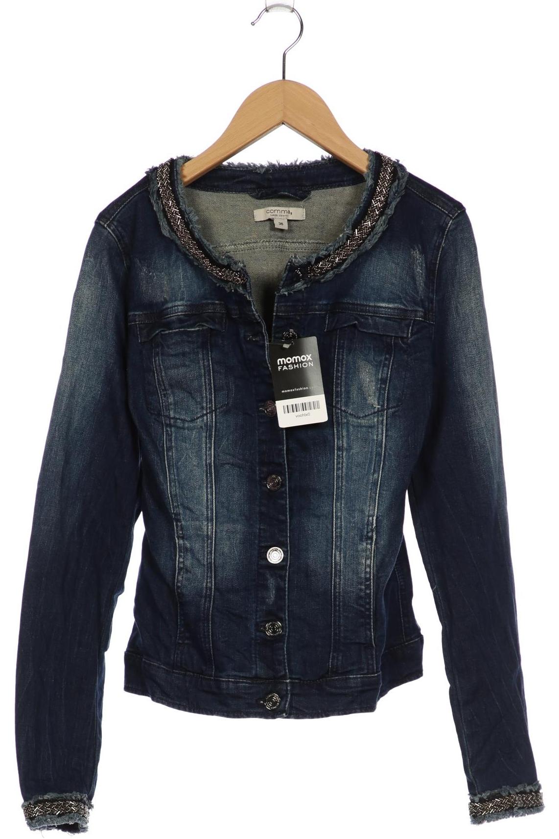 

Comma Damen Jacke, marineblau, Gr. 36