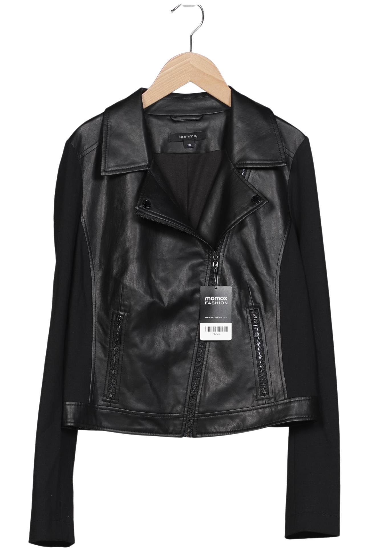 

Comma Damen Jacke, schwarz, Gr. 38