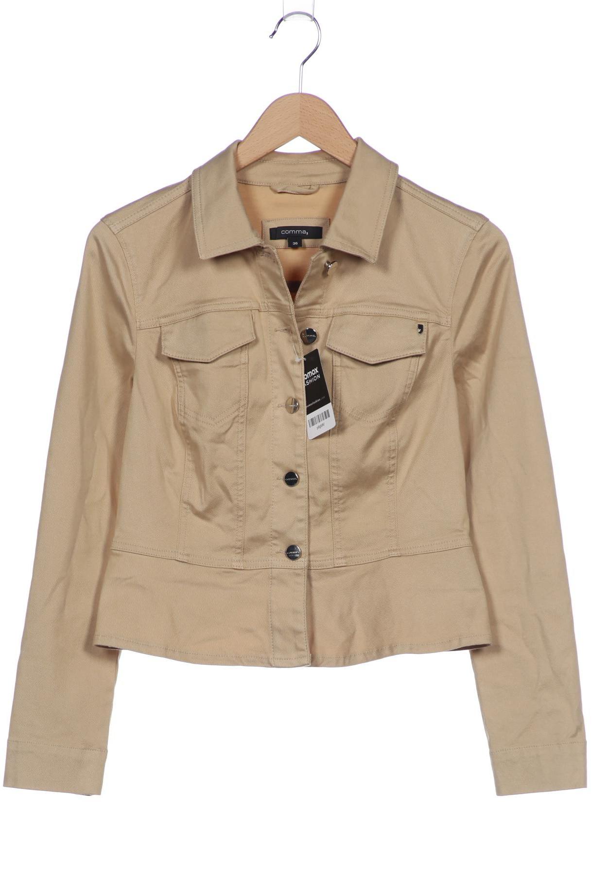 

Comma Damen Jacke, beige, Gr. 36