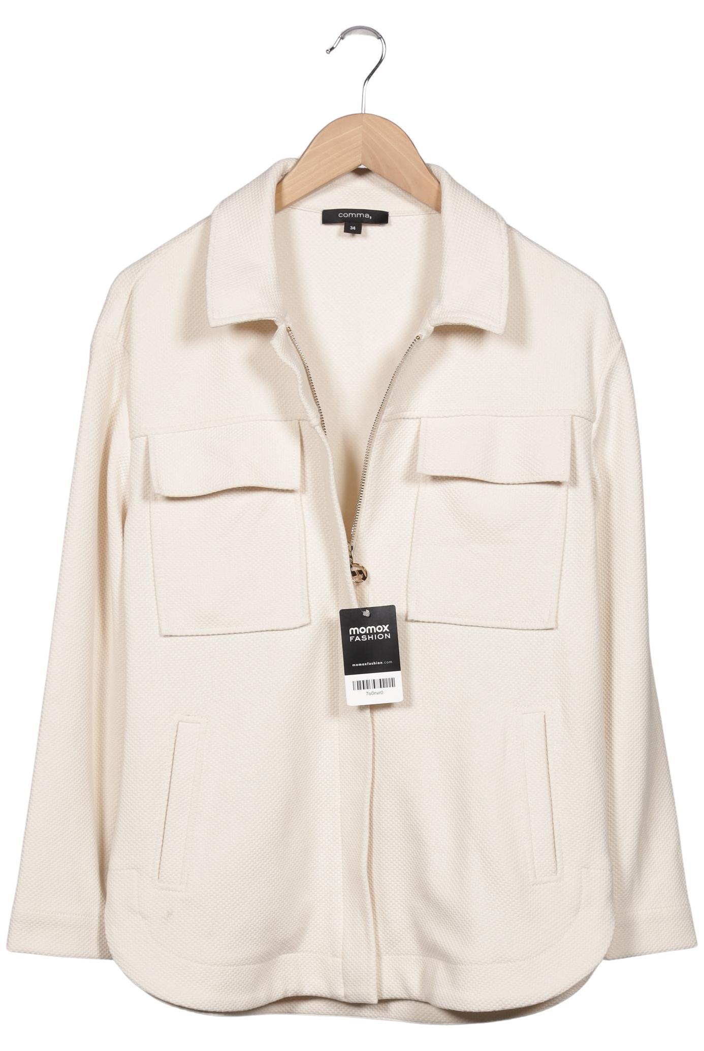 

Comma Damen Jacke, cremeweiß, Gr. 34