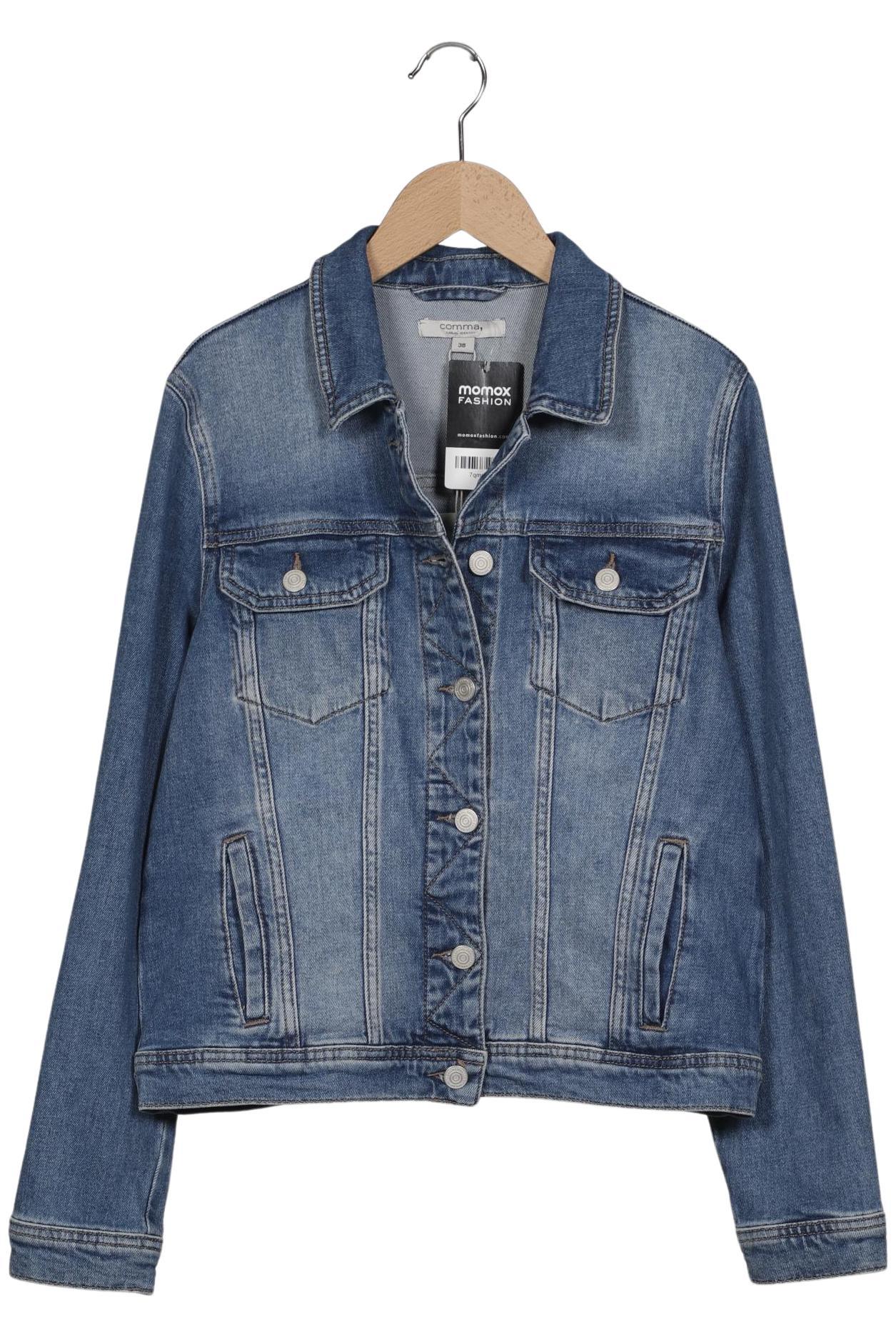 

Comma Damen Jacke, blau, Gr. 38