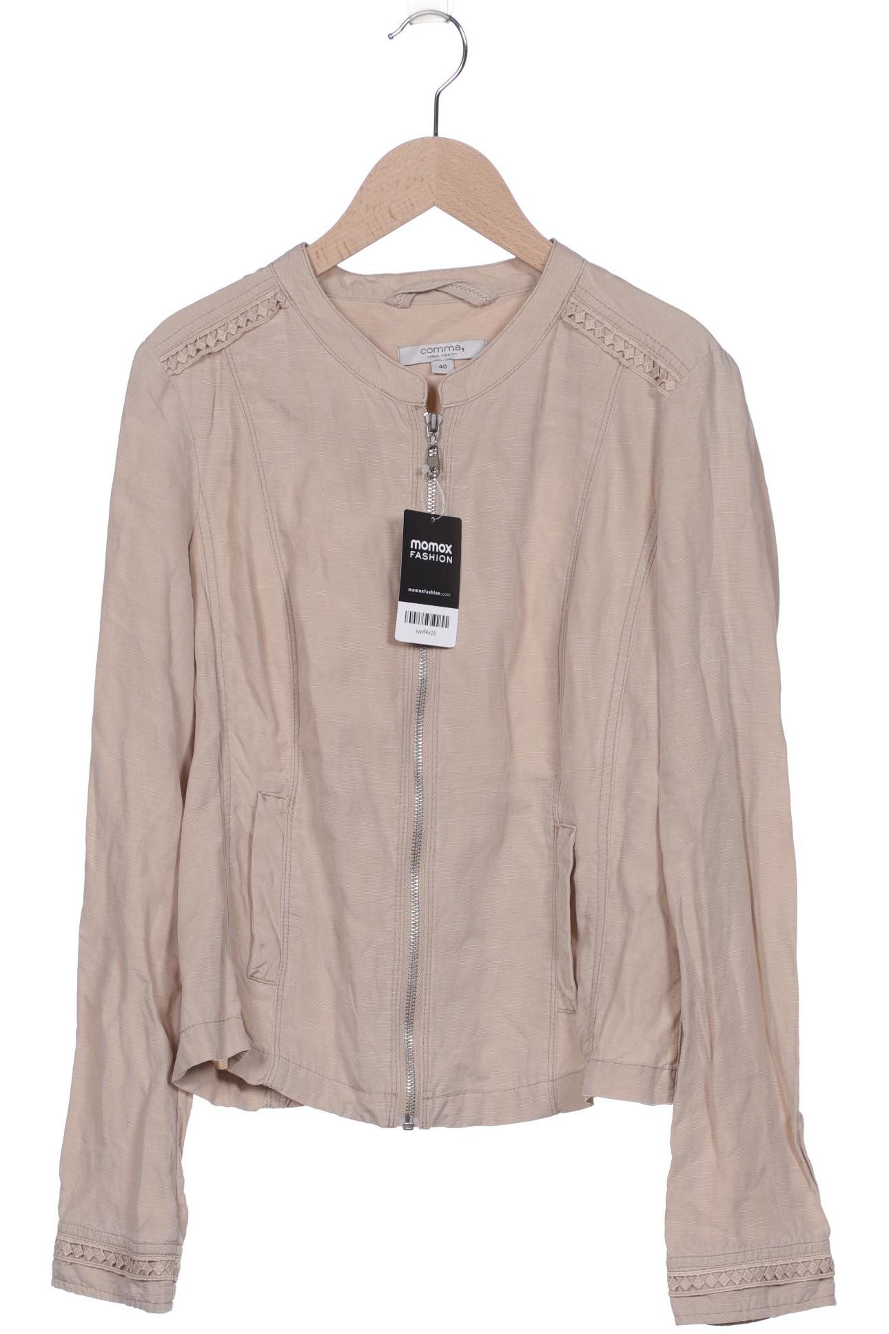 

Comma Damen Jacke, beige, Gr. 40