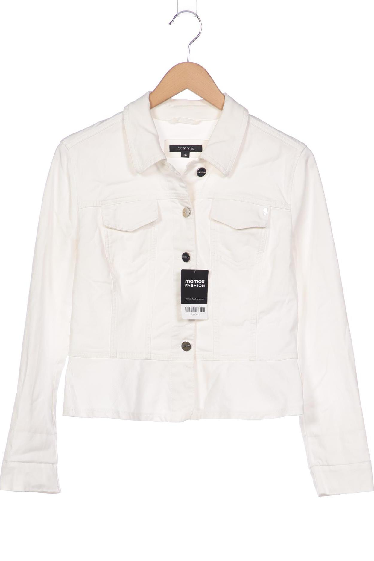 

Comma Damen Jacke, weiß, Gr. 36