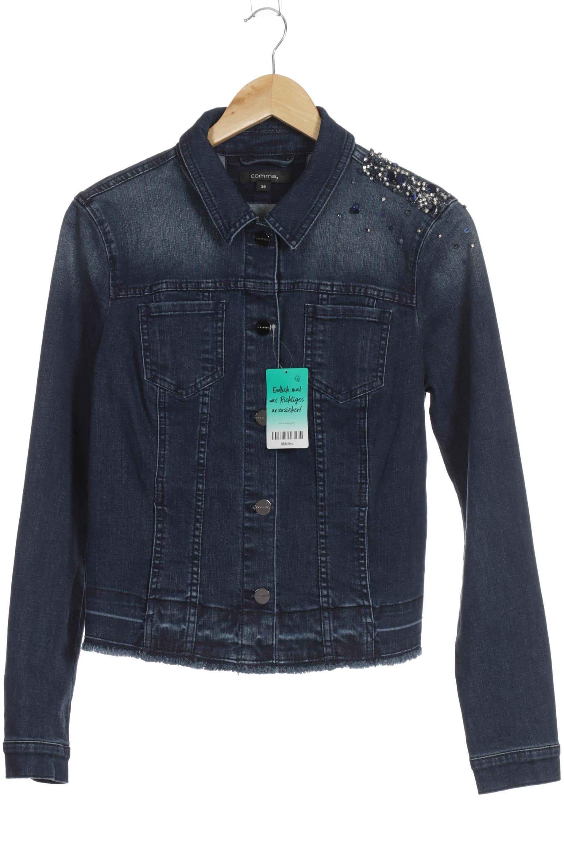 

Comma Damen Jacke, blau, Gr. 36