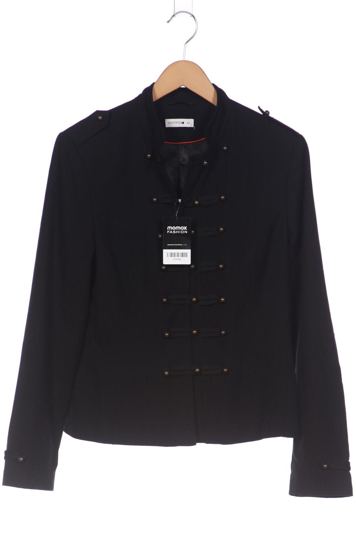 

Comma Damen Jacke, schwarz, Gr. 42