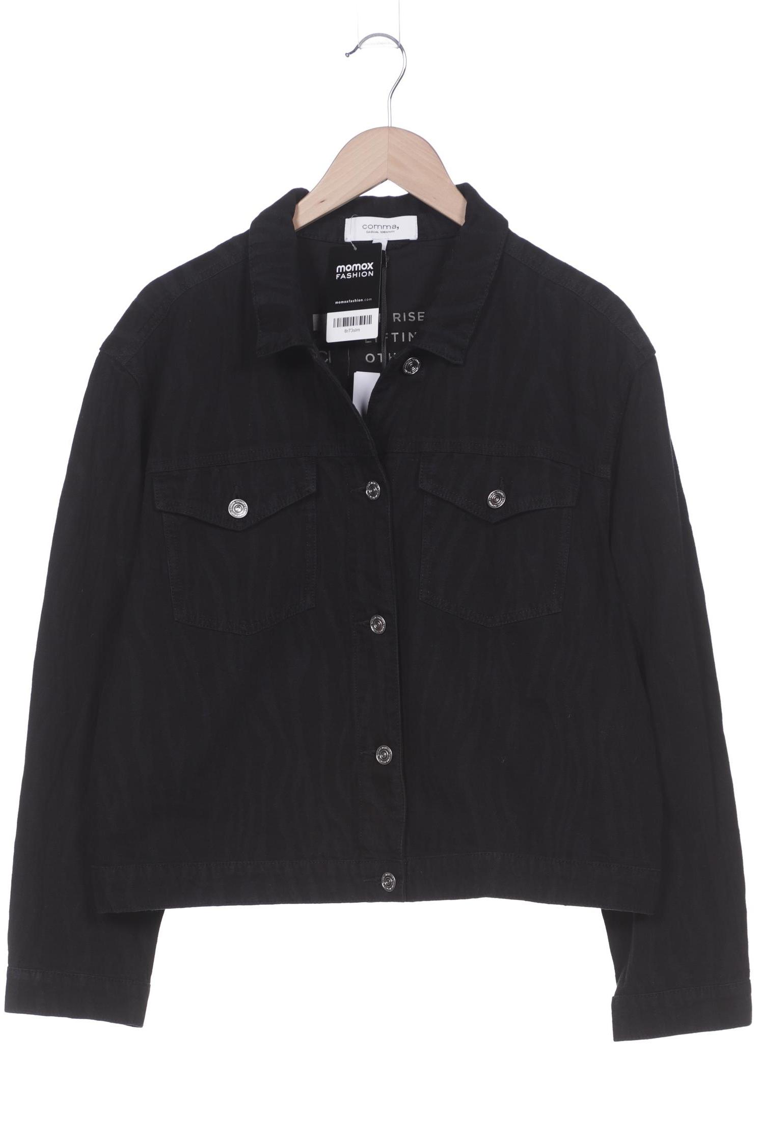 

Comma Damen Jacke, schwarz, Gr. 44