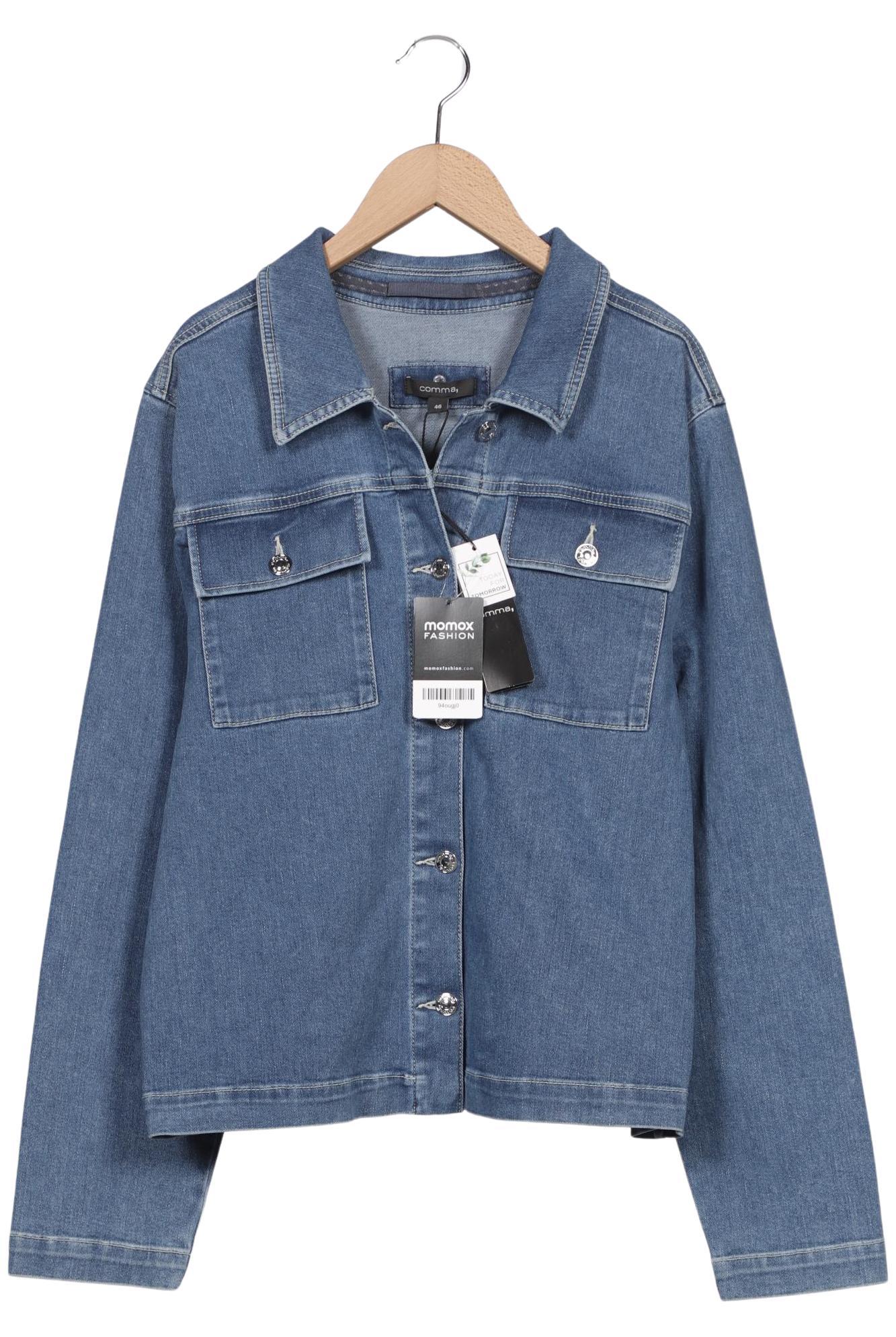 

Comma Damen Jacke, blau, Gr. 46