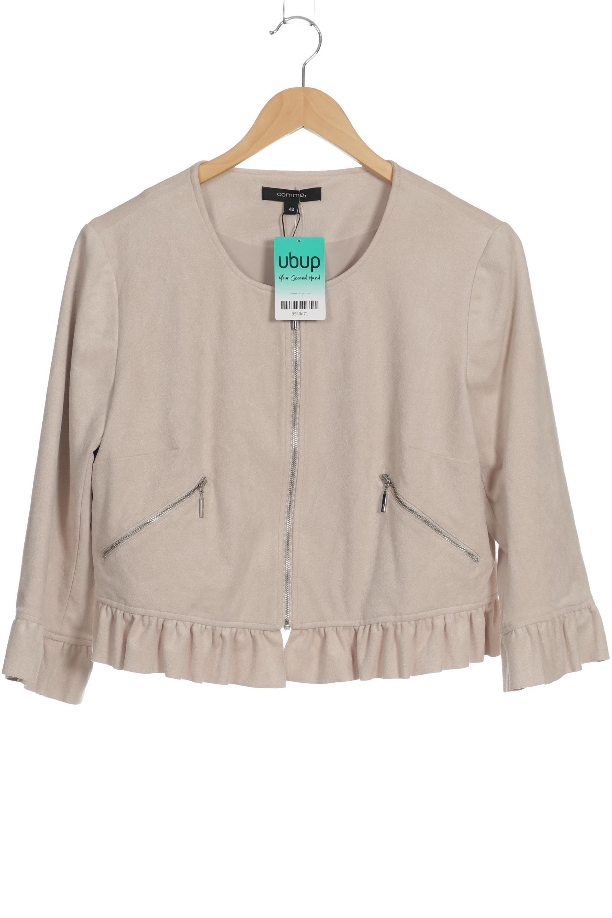 

Comma Damen Jacke, beige, Gr. 42