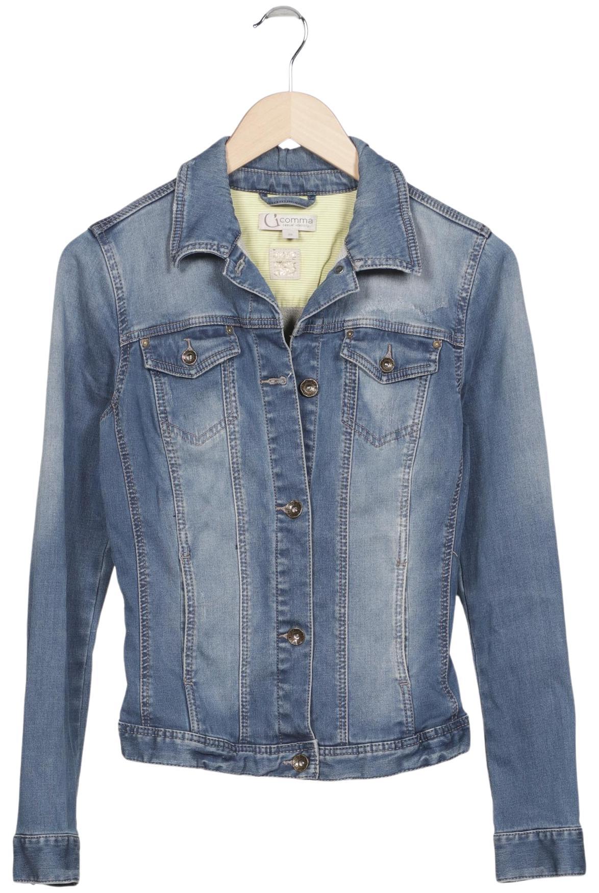 

Comma Damen Jacke, blau, Gr. 36