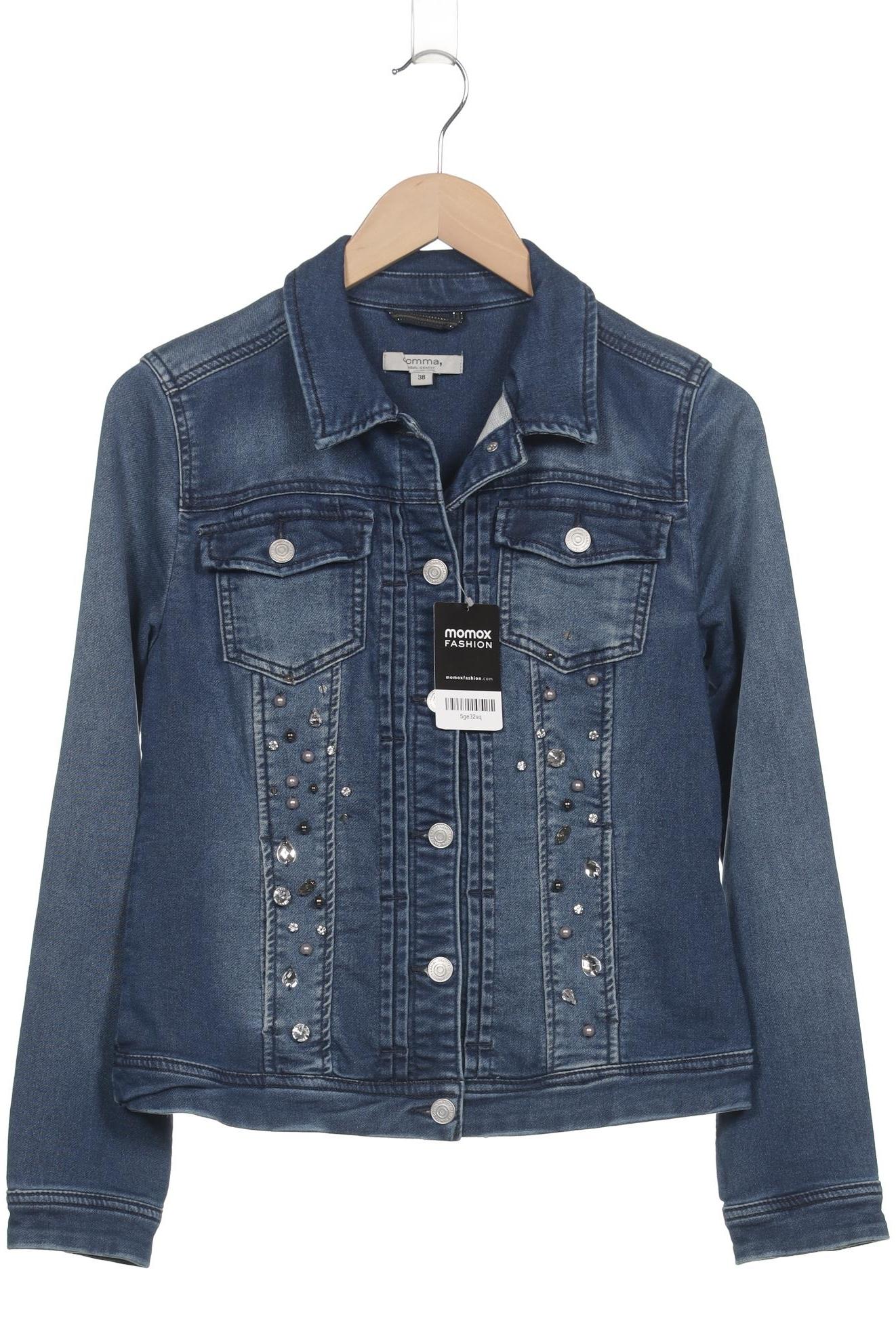 

Comma Damen Jacke, blau, Gr. 38