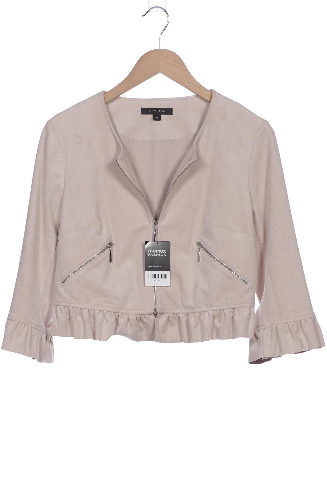 

Comma Damen Jacke, beige, Gr. 38