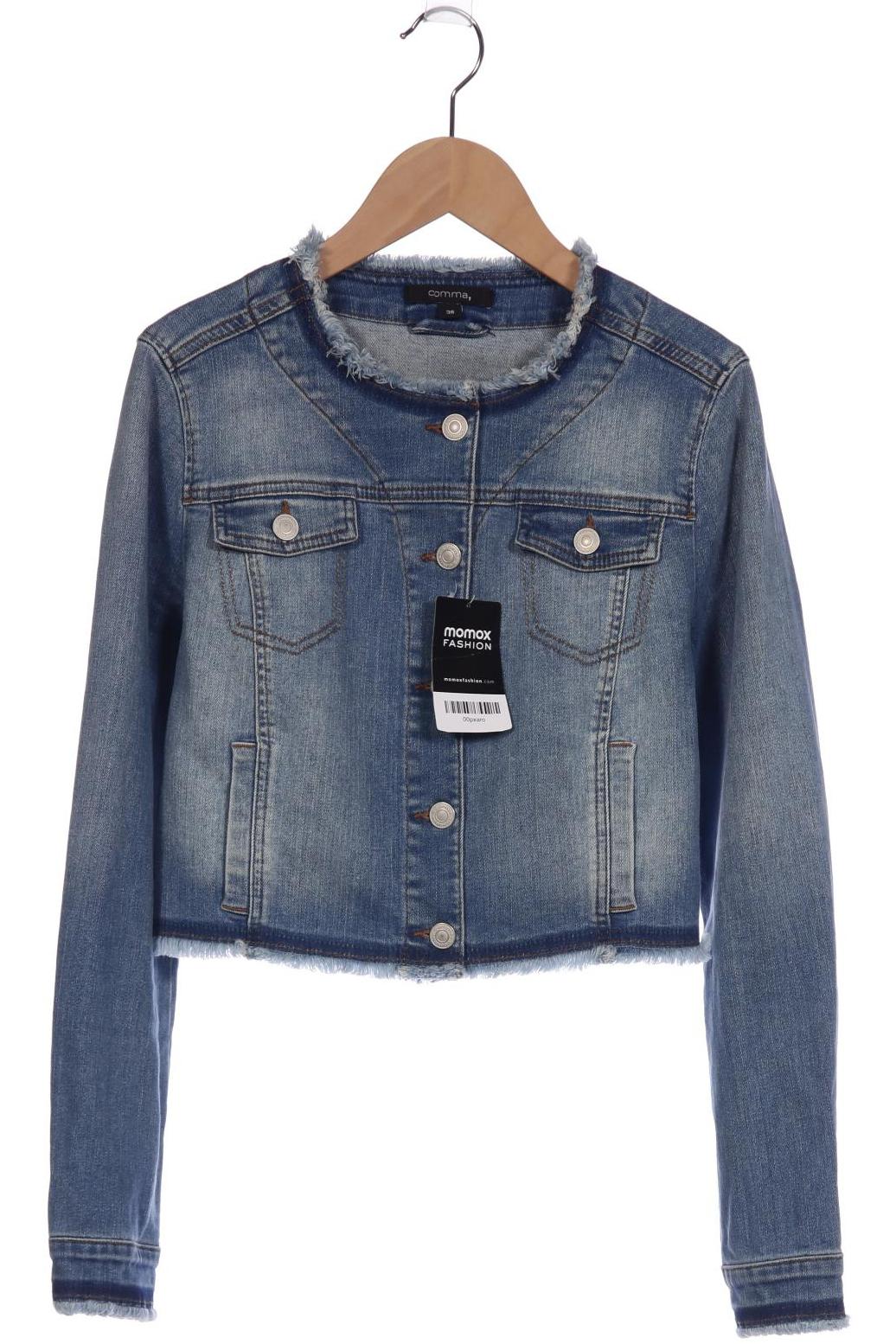 

Comma Damen Jacke, blau, Gr. 38