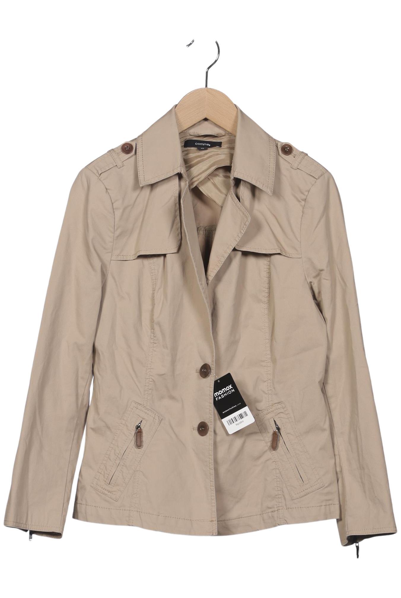 

Comma Damen Jacke, beige, Gr. 38