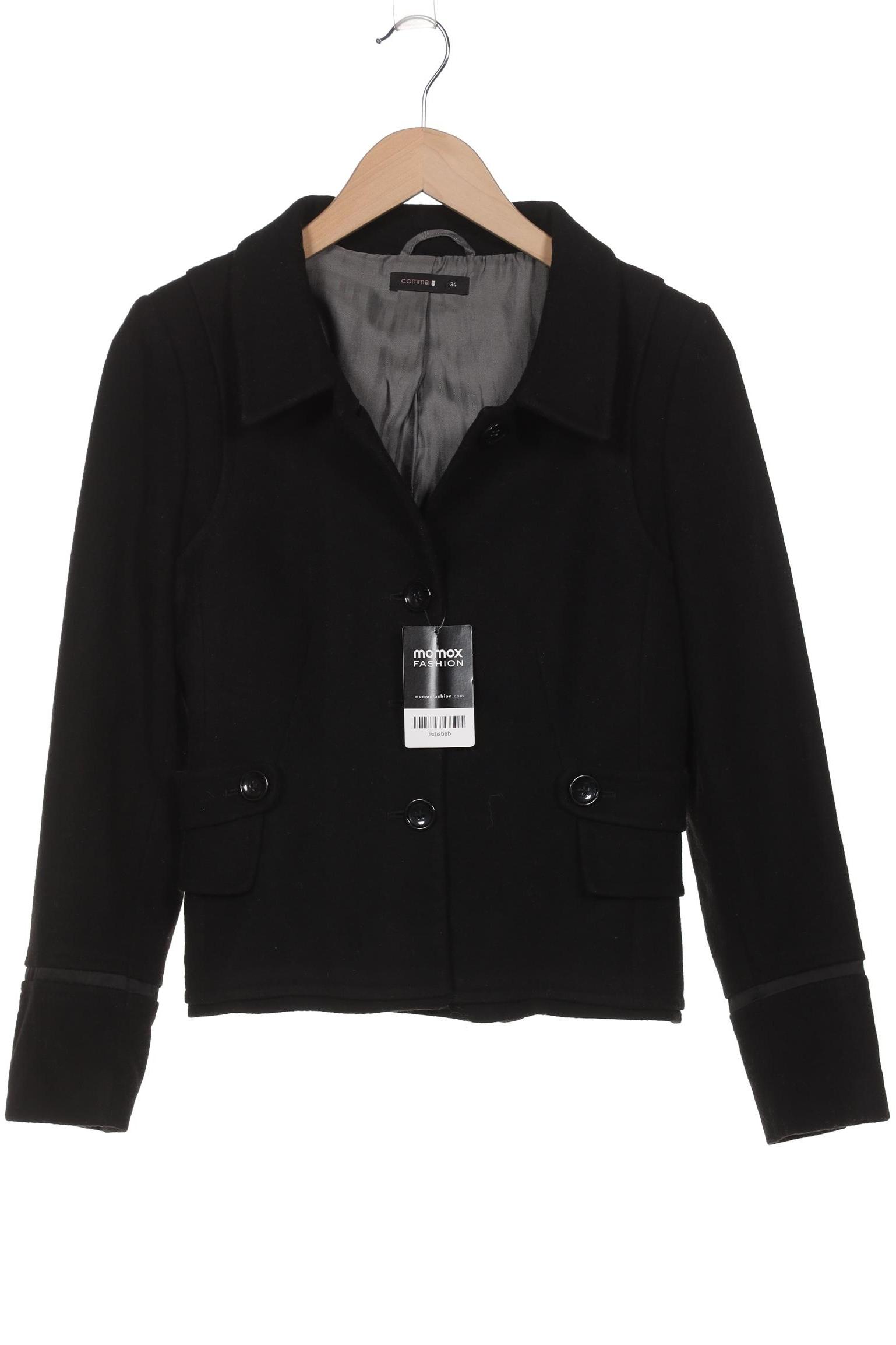 

Comma Damen Jacke, schwarz, Gr. 34